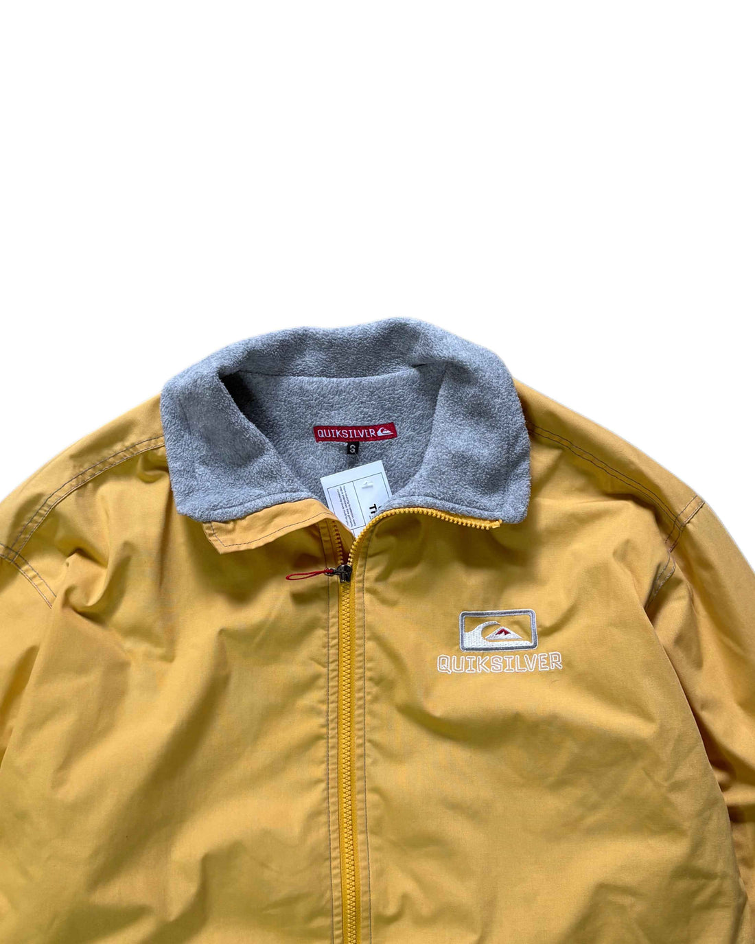Vintage Quiksilver Coat Yellow (S) - Gods Thrift Athens