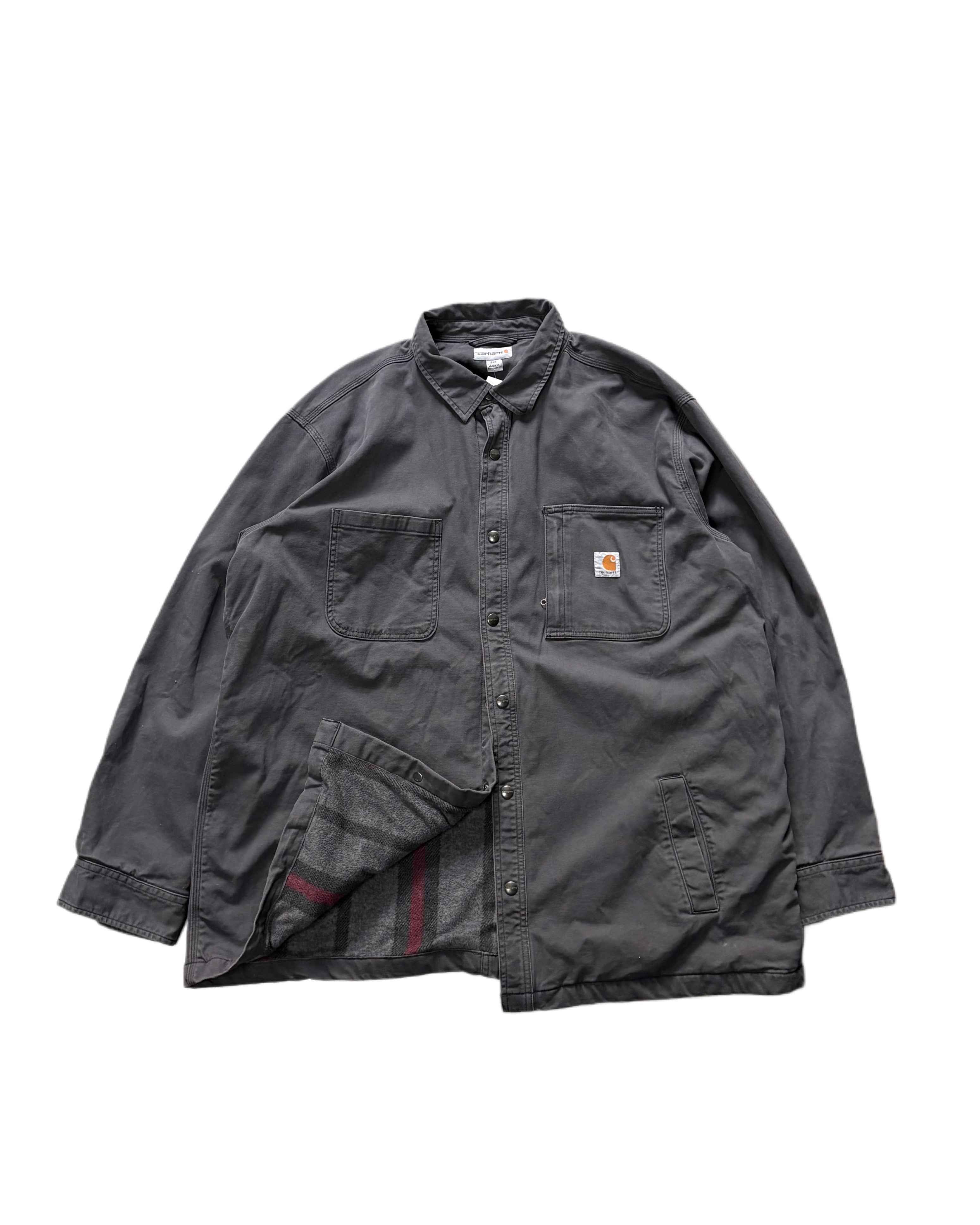 Vintage Carhartt Coat Grey (2XL) - Gods Thrift Athens