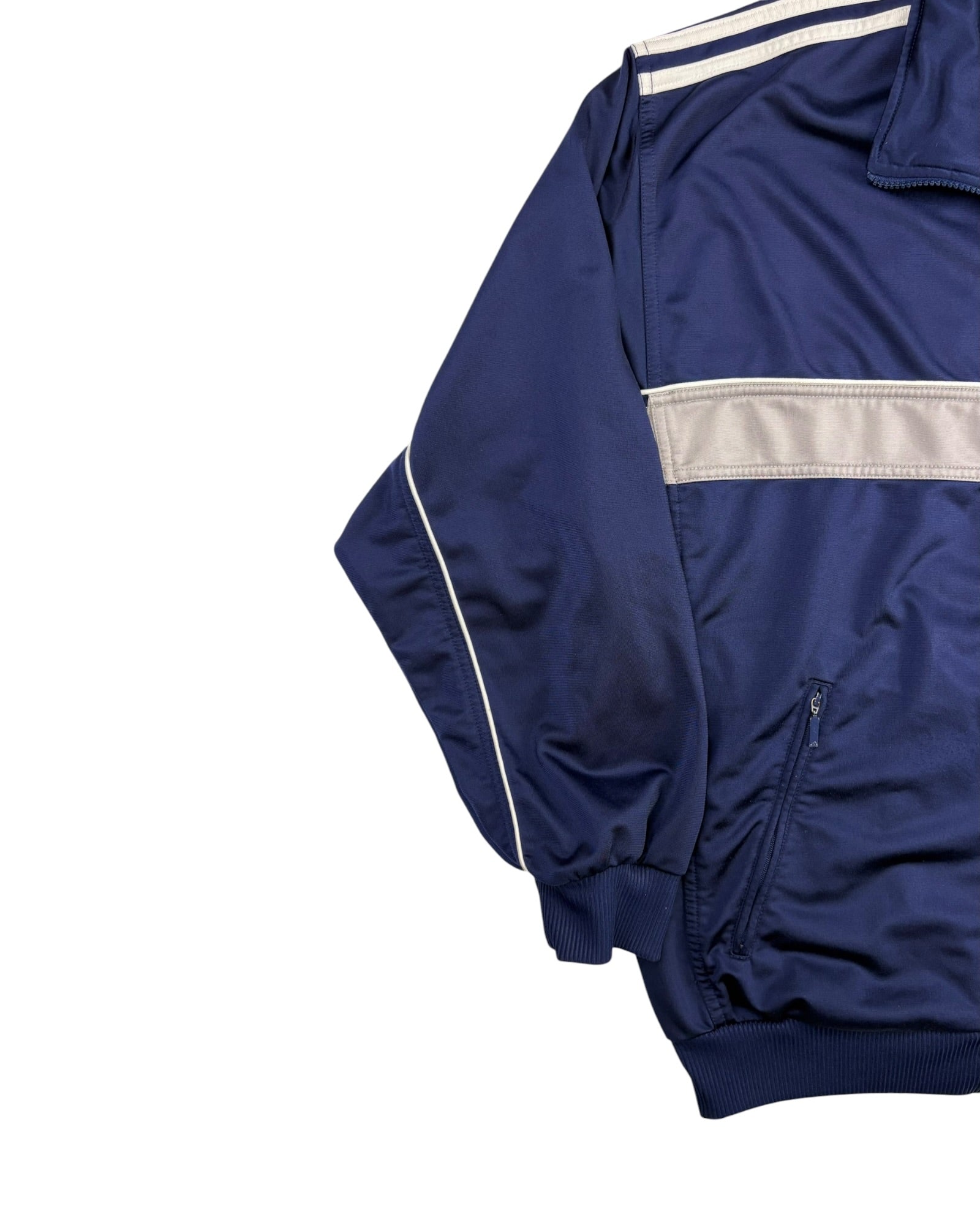 Vintage 2000s Adidas Track Jacket | Navy Blue | Size M