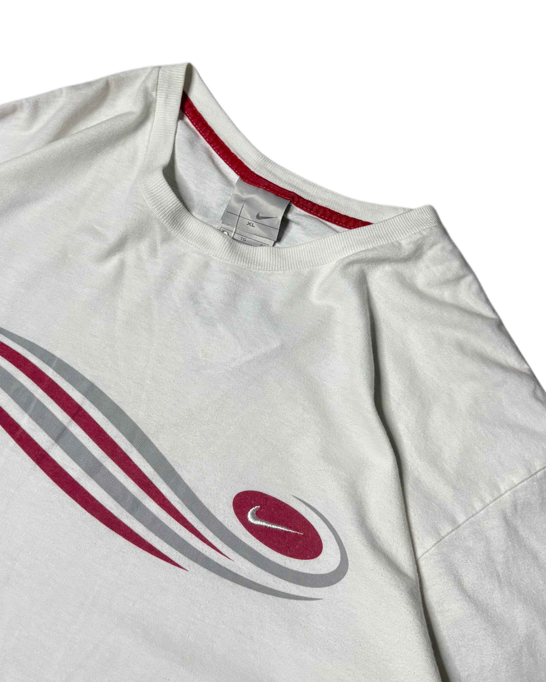 Vintage Nike T-shirt White (L) - Gods Thrift Athens