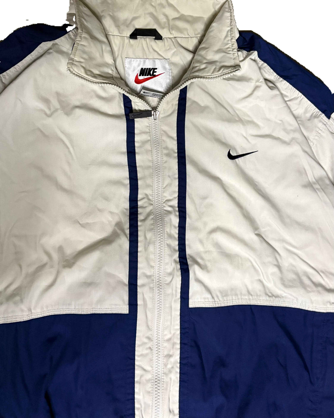Vintage 90s Nike Jacket White (XL) - Gods Thrift Athens