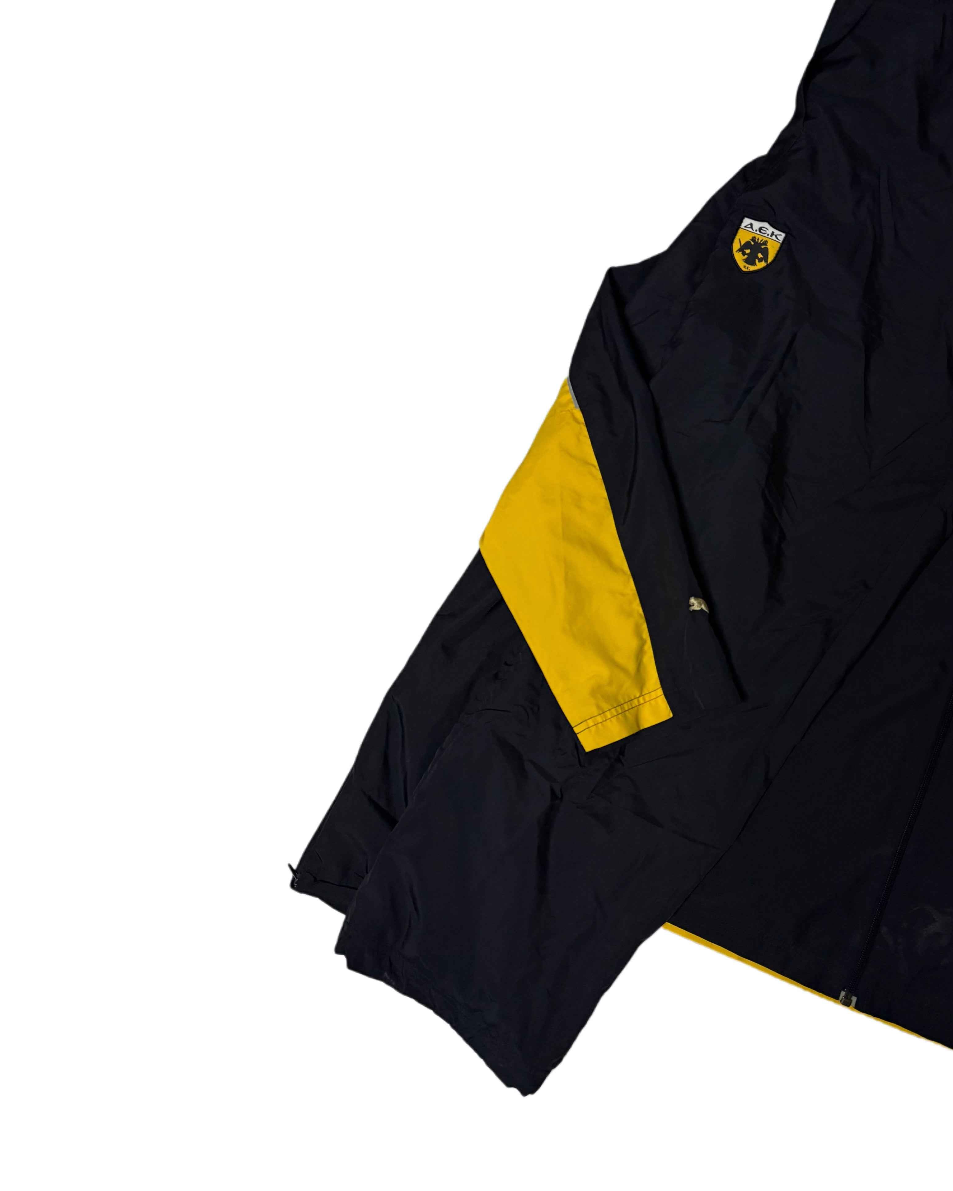 Vintage AEK Athens Puma Tracksuit Set 2007/08 Jacket & Pants (L) - Gods Thrift Athens