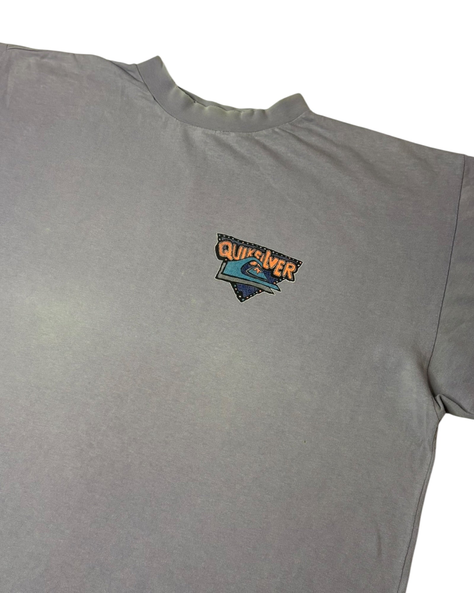 Vintage 90s Quiksilver Tee | Violet | Size XL/XXL