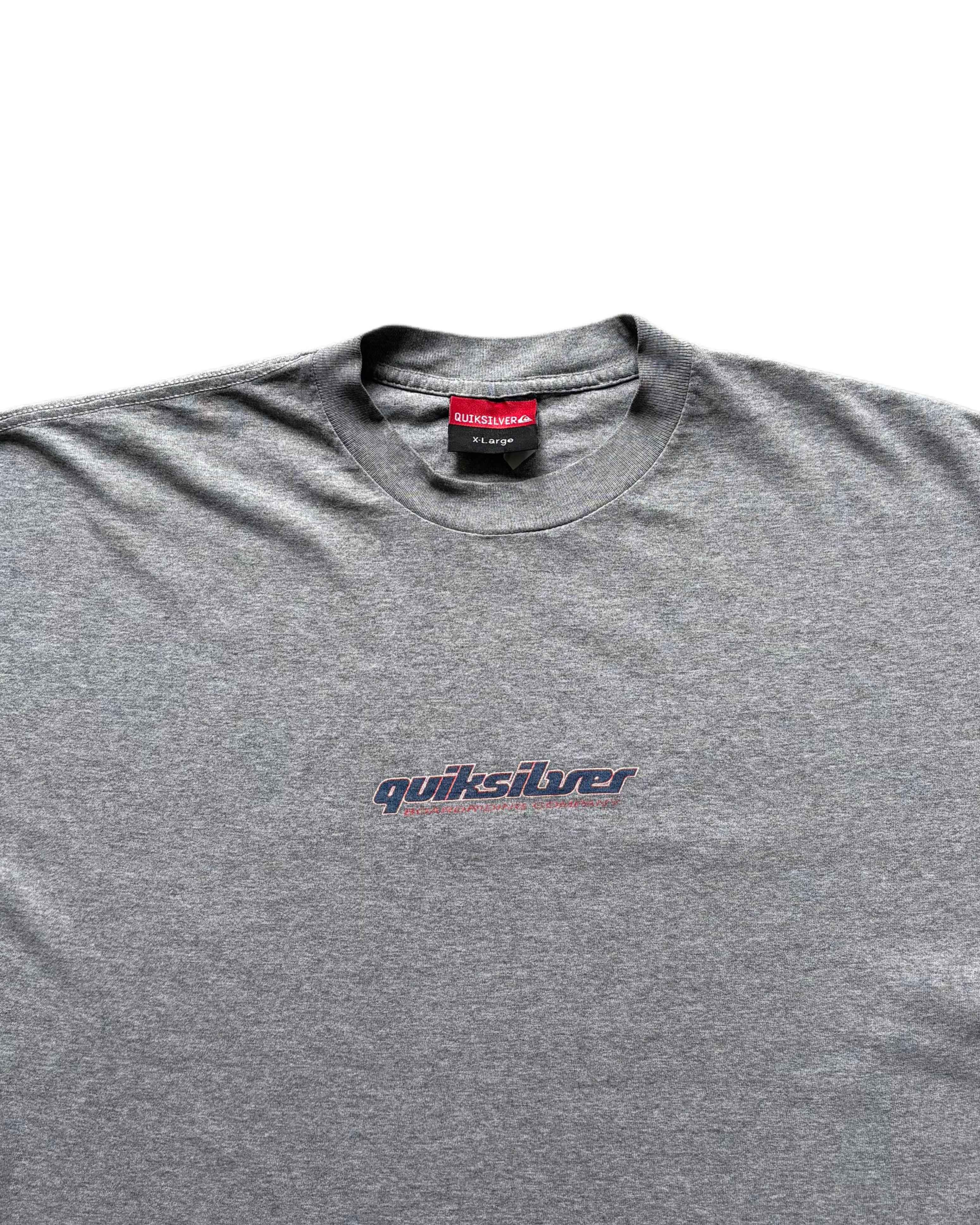 00s Quiksilver St Barths T-shirt Grey (XL) - Gods Thrift Athens