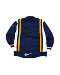 Vintage 90s Nike Jacket Navy Blue (L) - Gods Thrift Athens