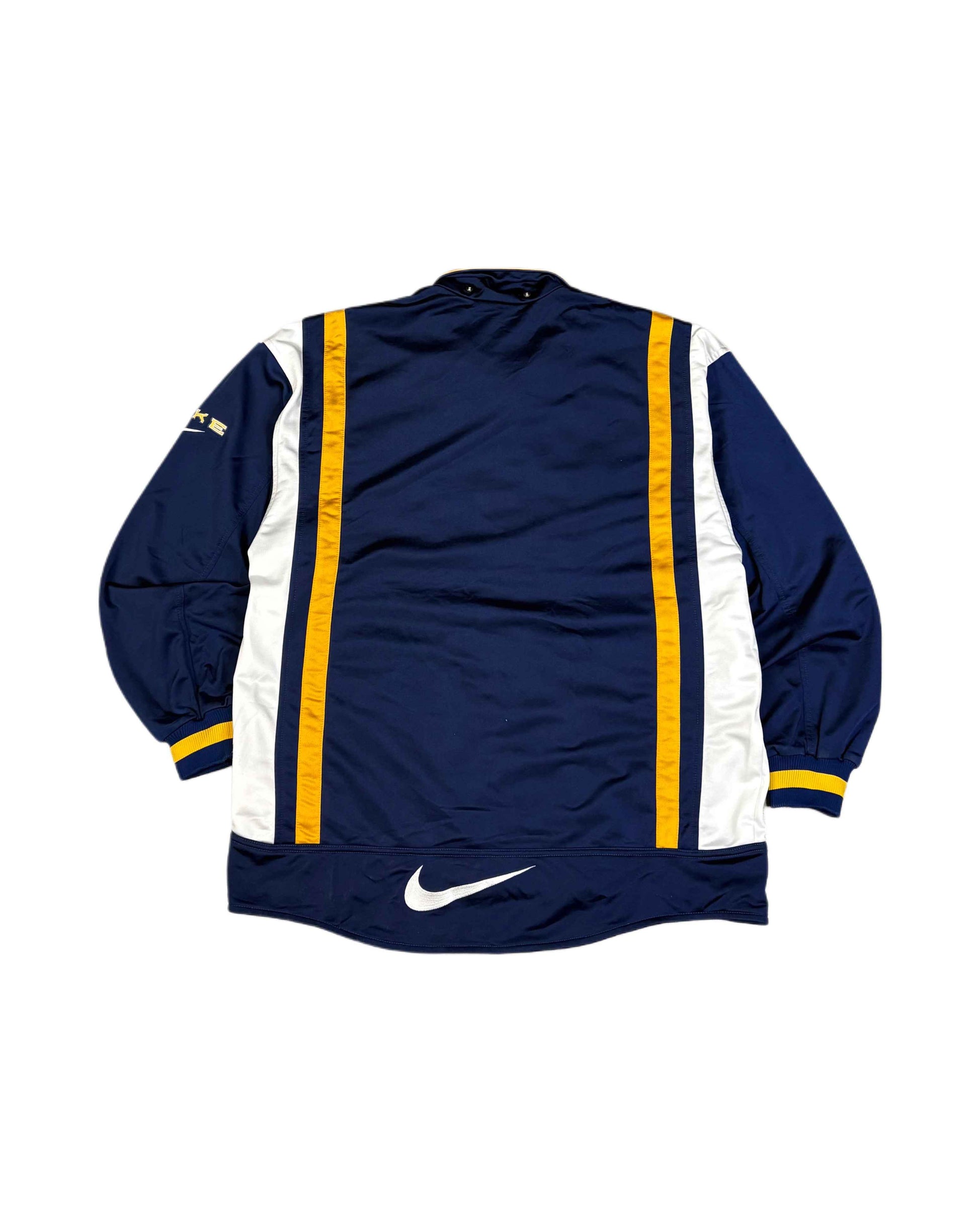 Vintage 90s Nike Jacket Navy Blue (L) - Gods Thrift Athens
