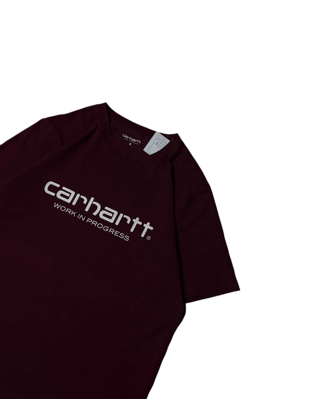 Carhartt T-shirt Burgudy (S) - Gods Thrift Athens