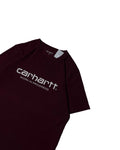 Carhartt T-shirt Burgudy (S) - Gods Thrift Athens