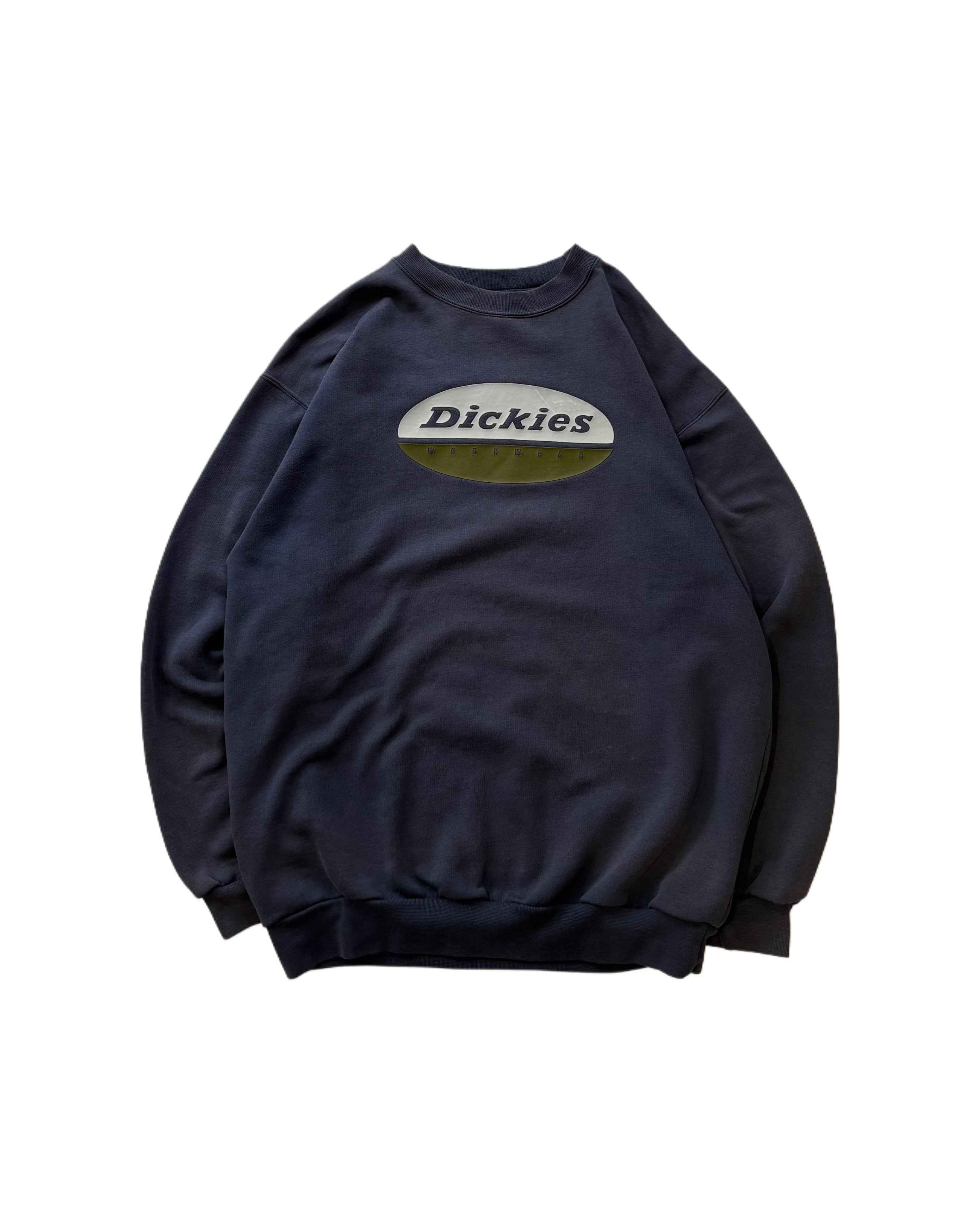 Dickies Crewneck Navy Blue (XL) - Gods Thrift Athens