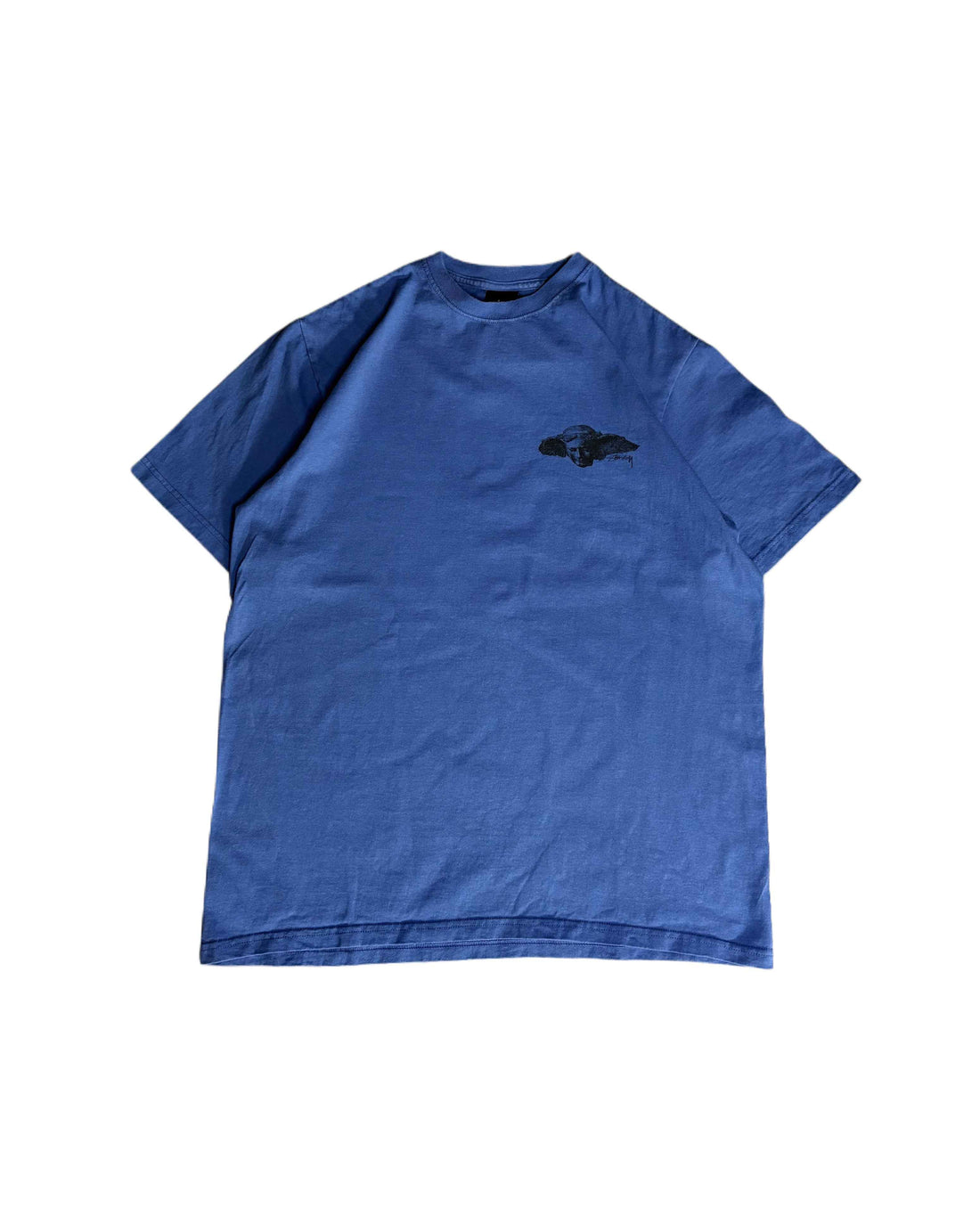 Stussy T-shirt Blue (FW24) (M) - Gods Thrift Athens