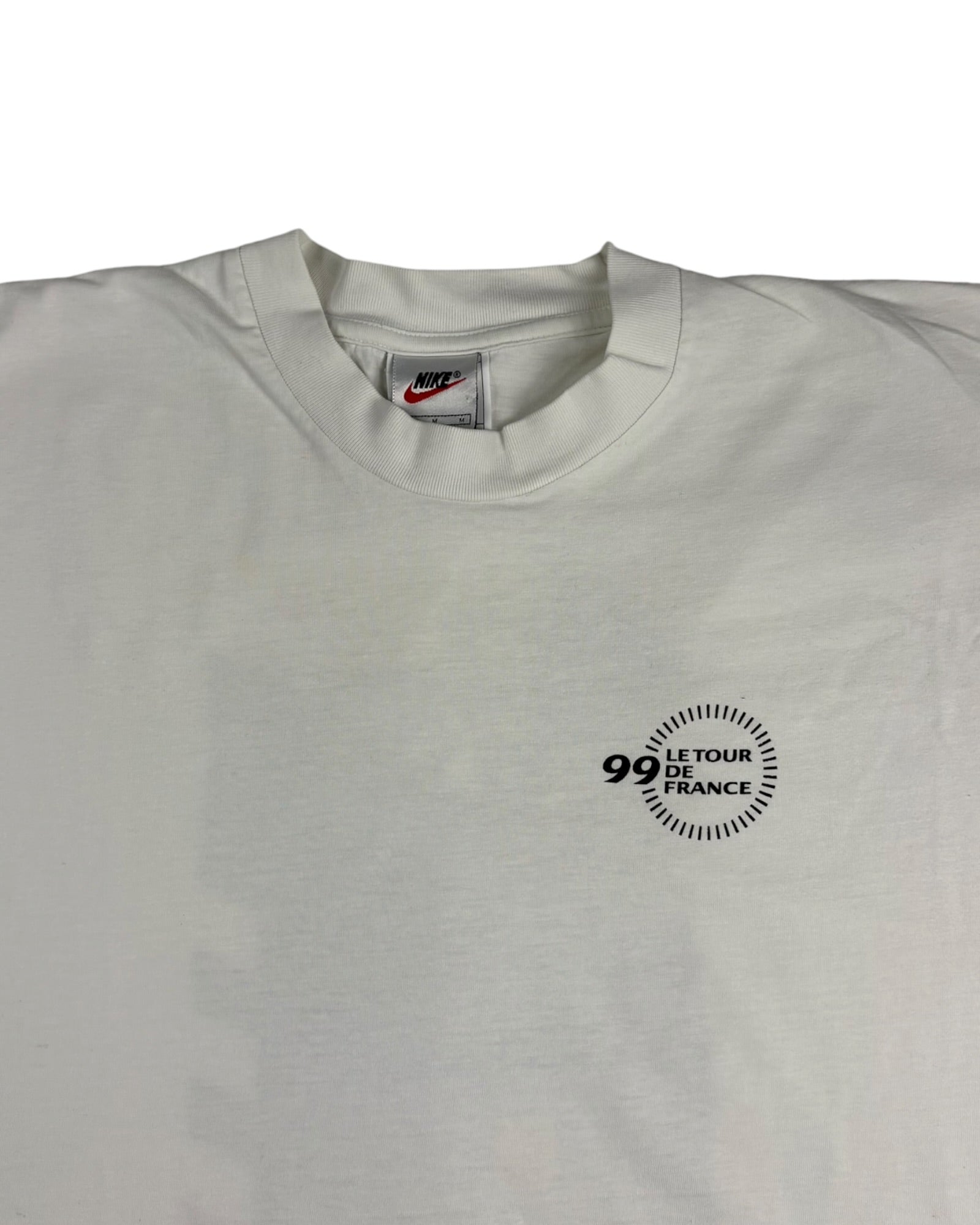 Vintage 1999 Nike Tour de France Tee | White | Size M