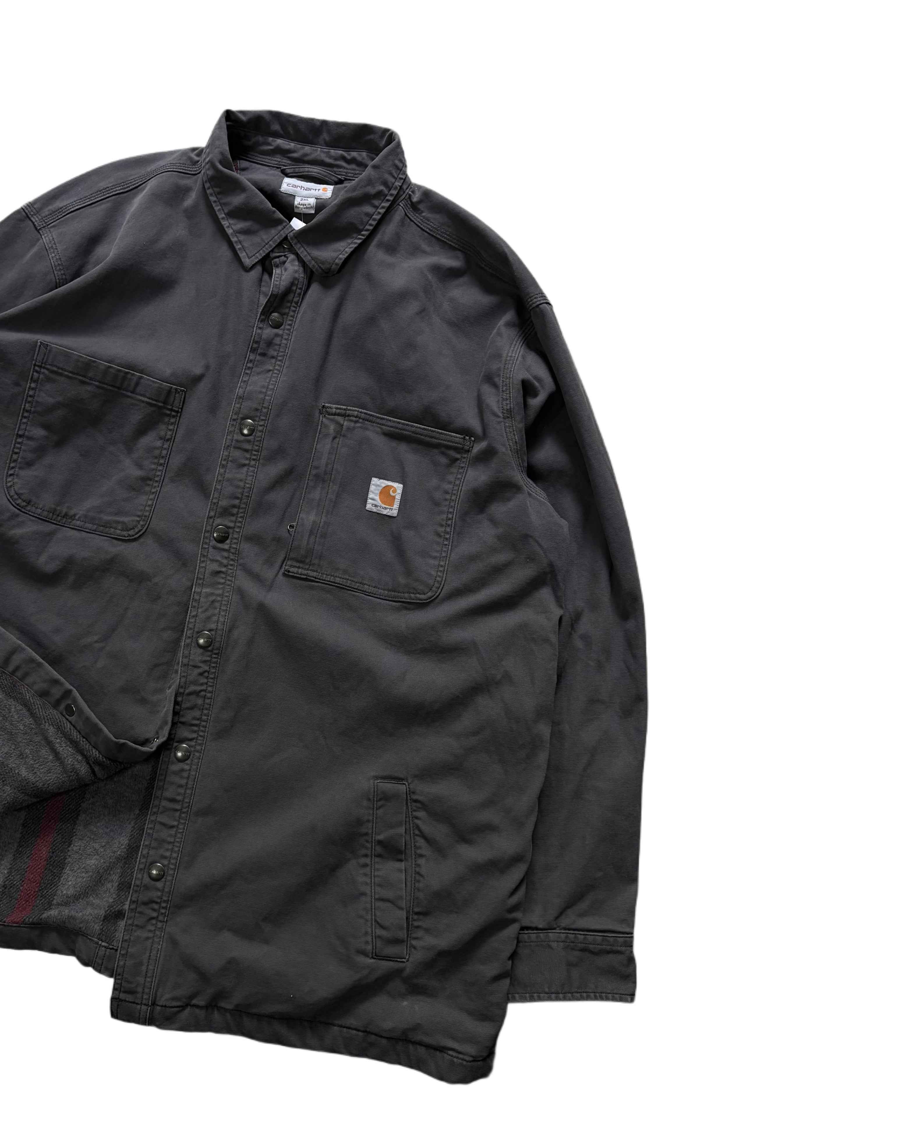 Vintage Carhartt Coat Grey (2XL) - Gods Thrift Athens