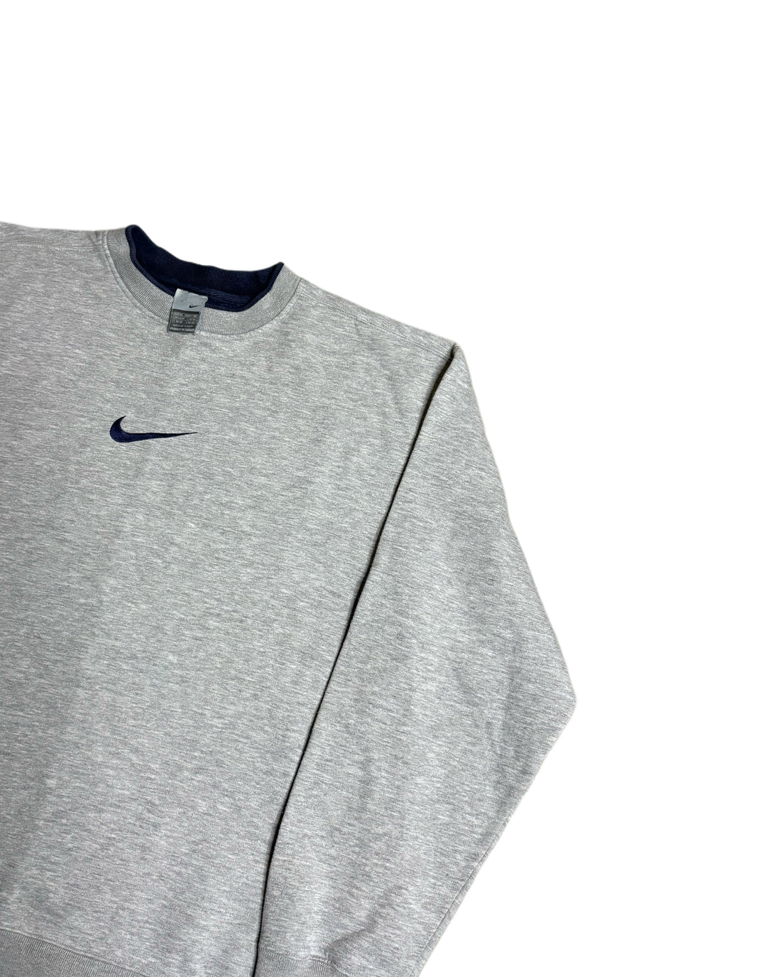 Vintage Nike Center Swoosh Crewneck Grey (XL)