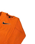 Vintage Nike Center Swoosh Crewneck - Made in Greece Orange (M)