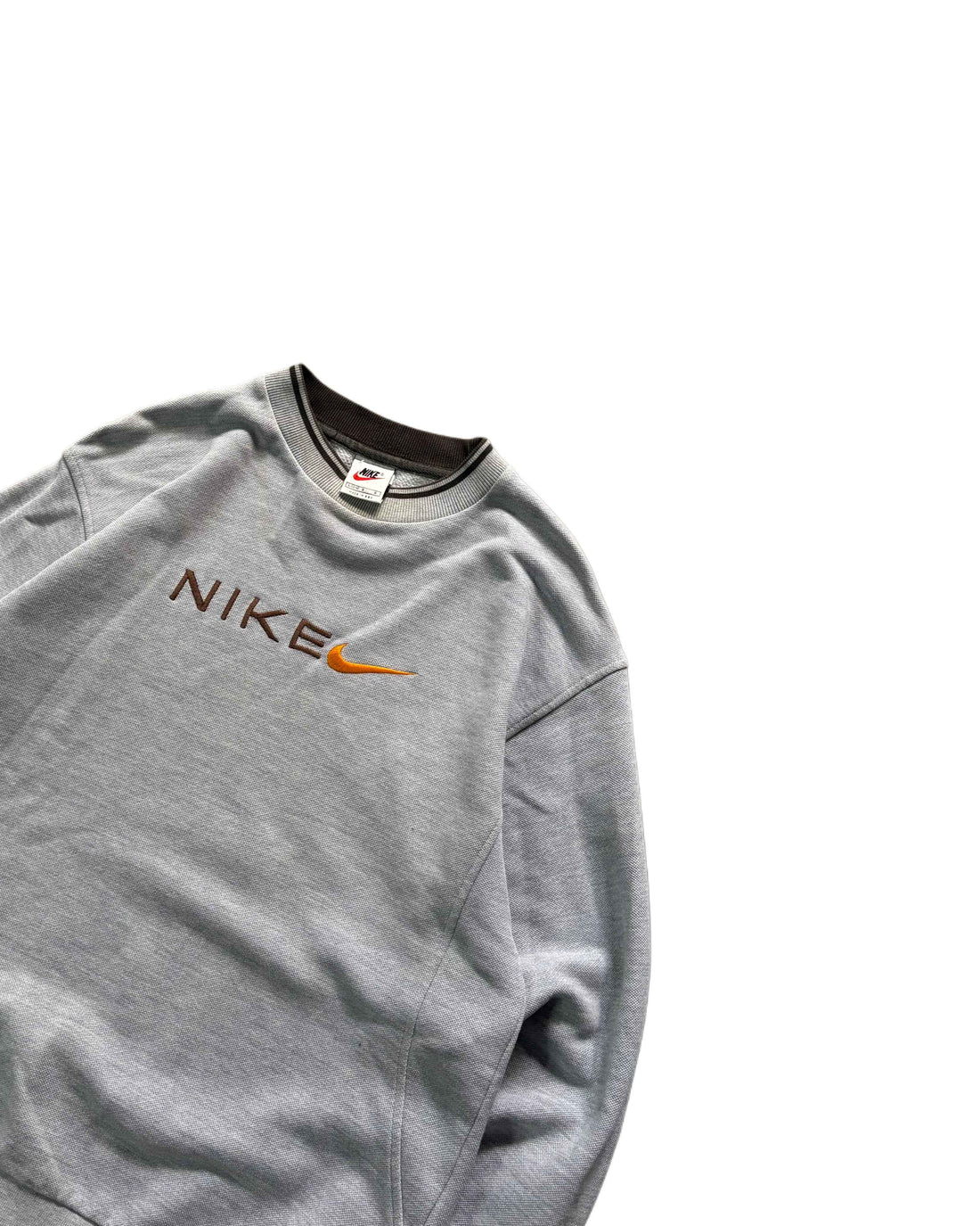 Vintage Nike Crewneck Grey (S) - Gods Thrift Athens
