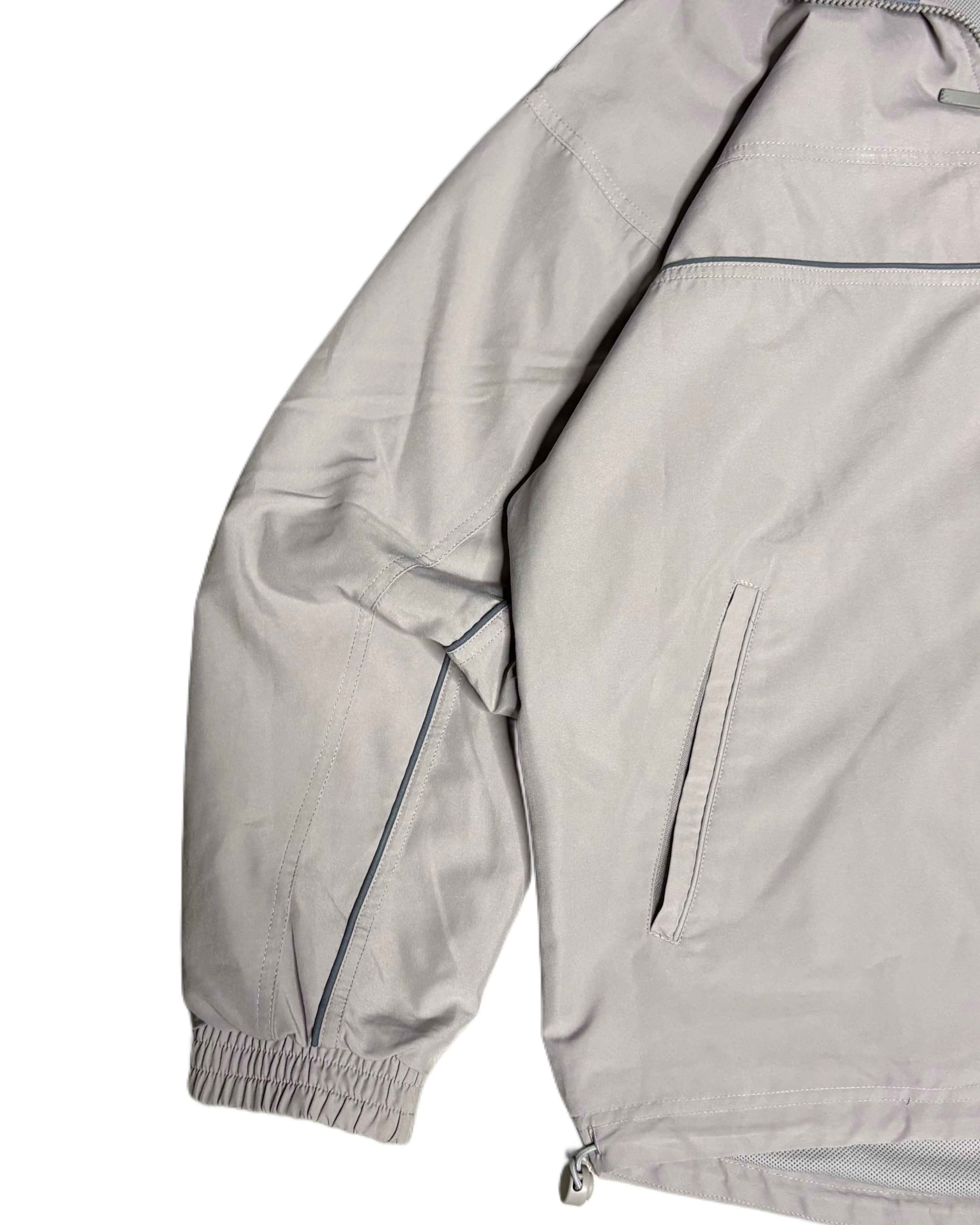 Vintage Adidas Sports Jacket Grey (M) - Gods Thrift Athens
