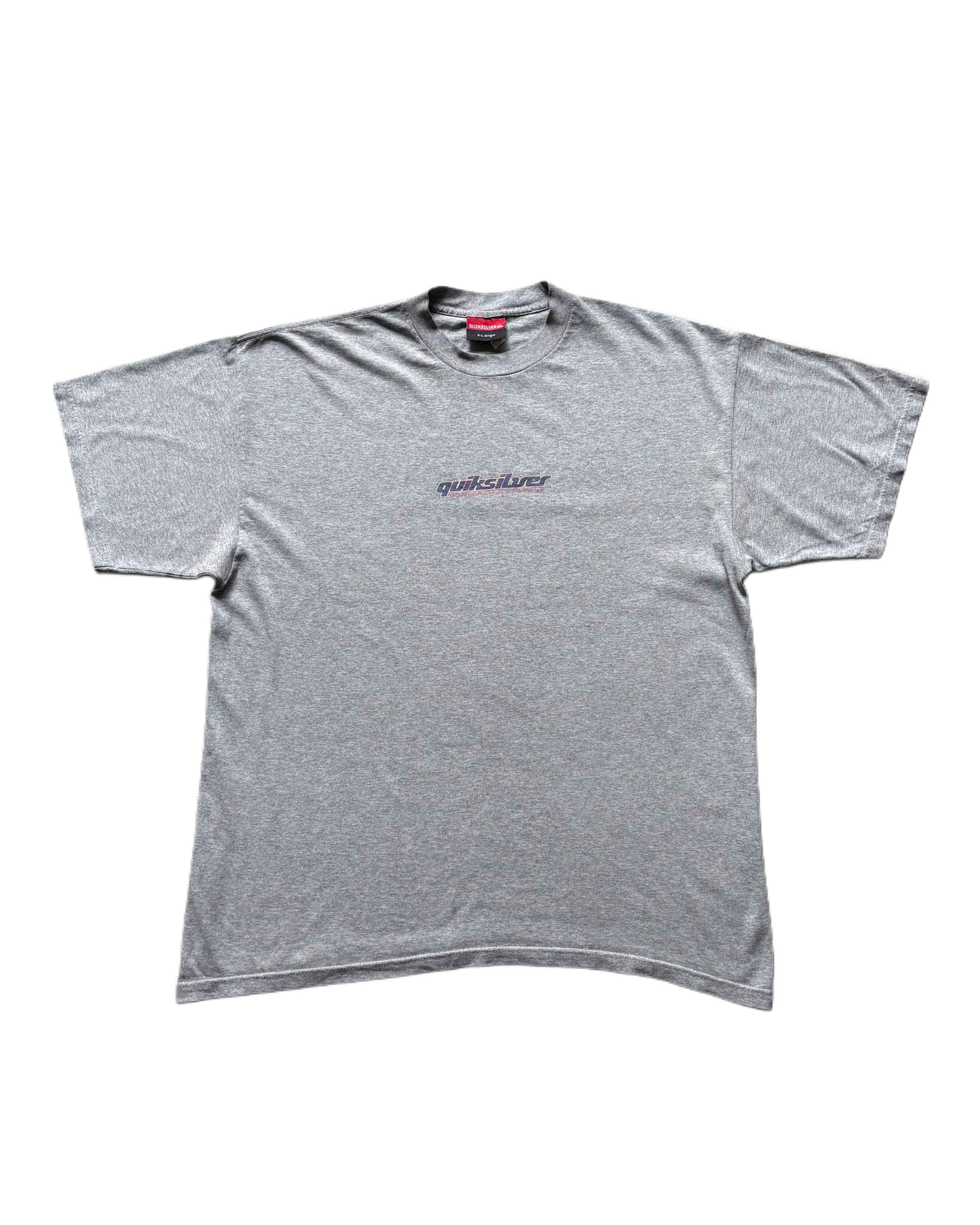 00s Quiksilver St Barths T-shirt Grey (XL) - Gods Thrift Athens