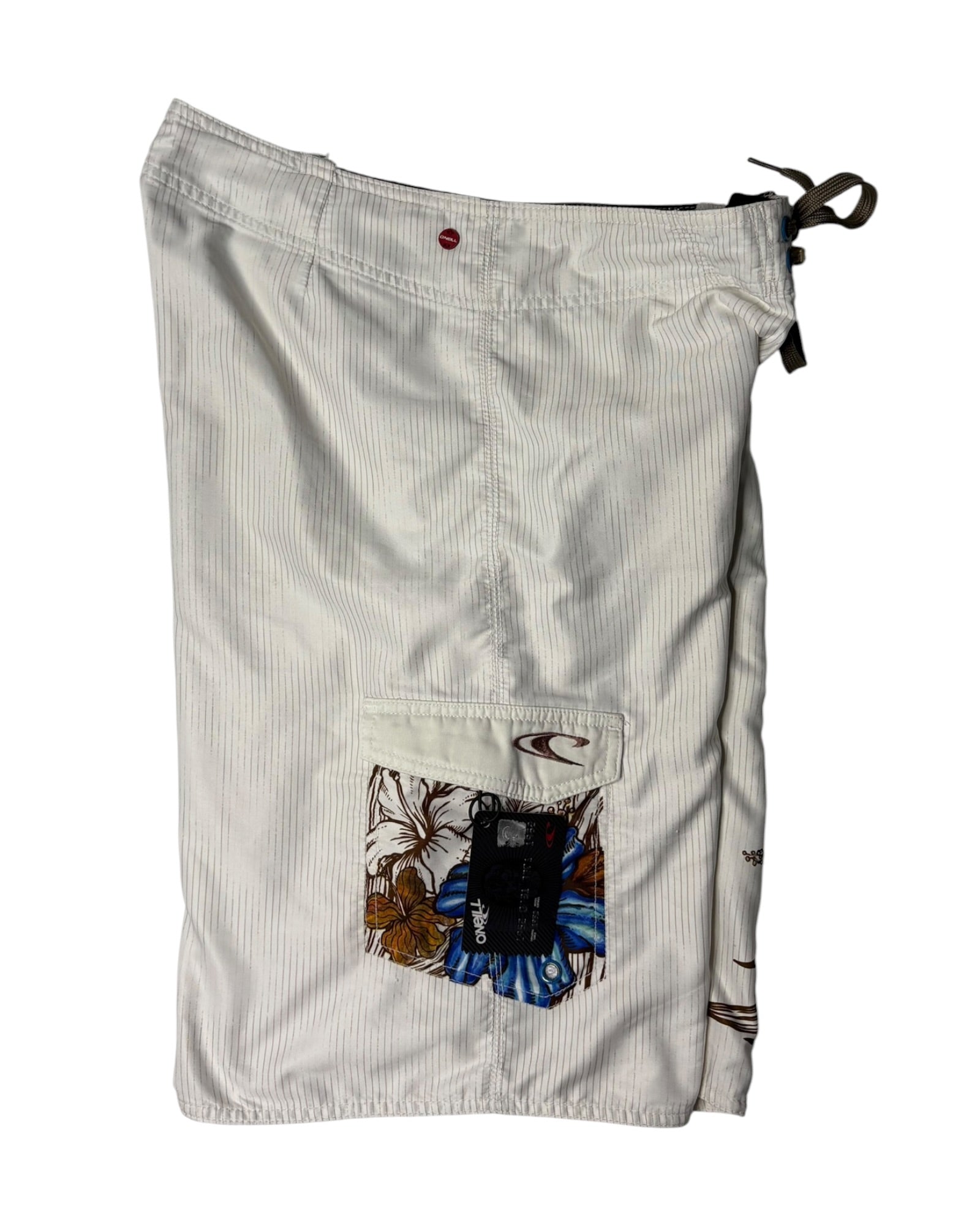 Vintage O'Neill Floral Swimshort | White | W32