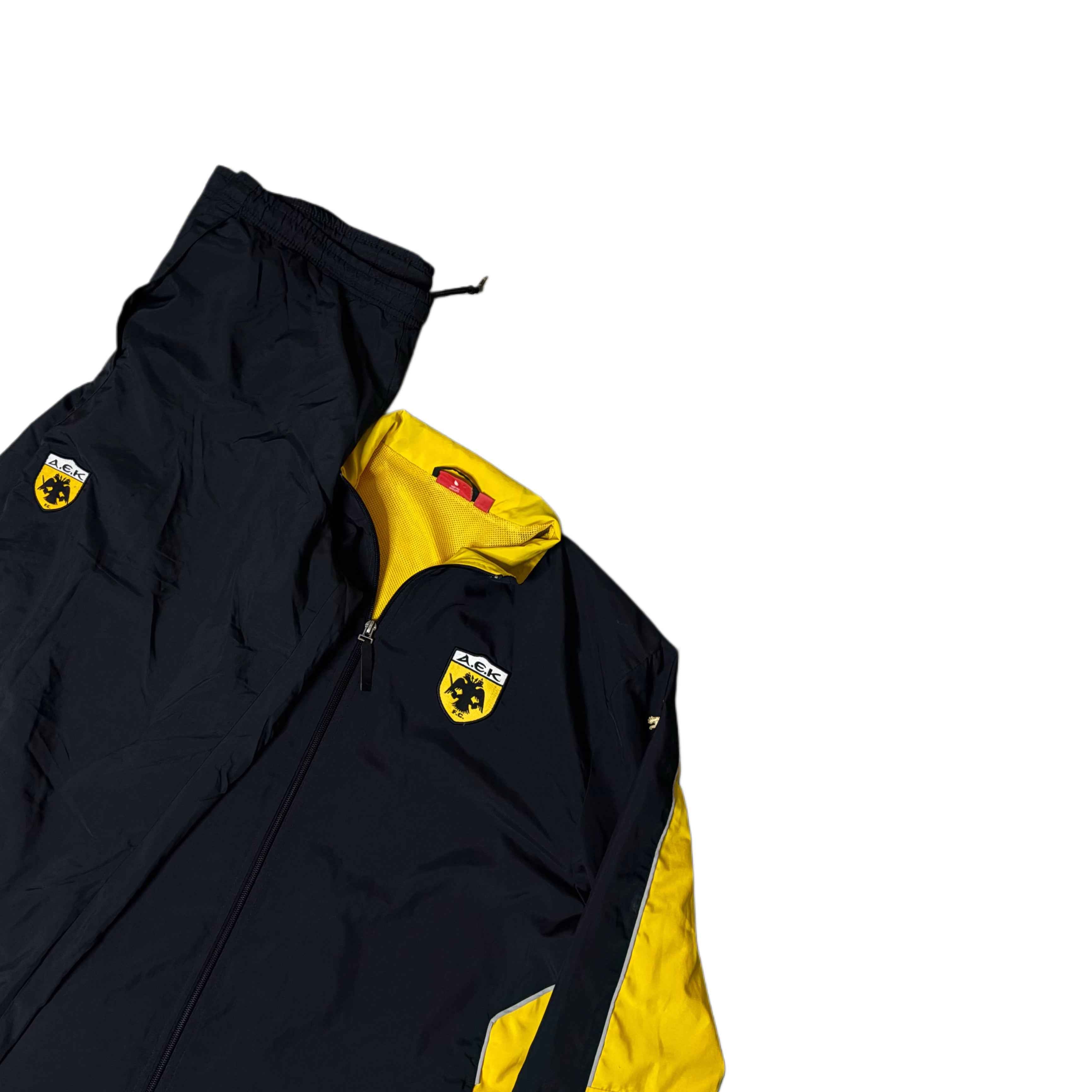 Vintage AEK Athens Puma Tracksuit Set 2007/08 Jacket & Pants (L) - Gods Thrift Athens