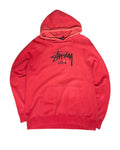 00s Stussy Hoodie Red (L)