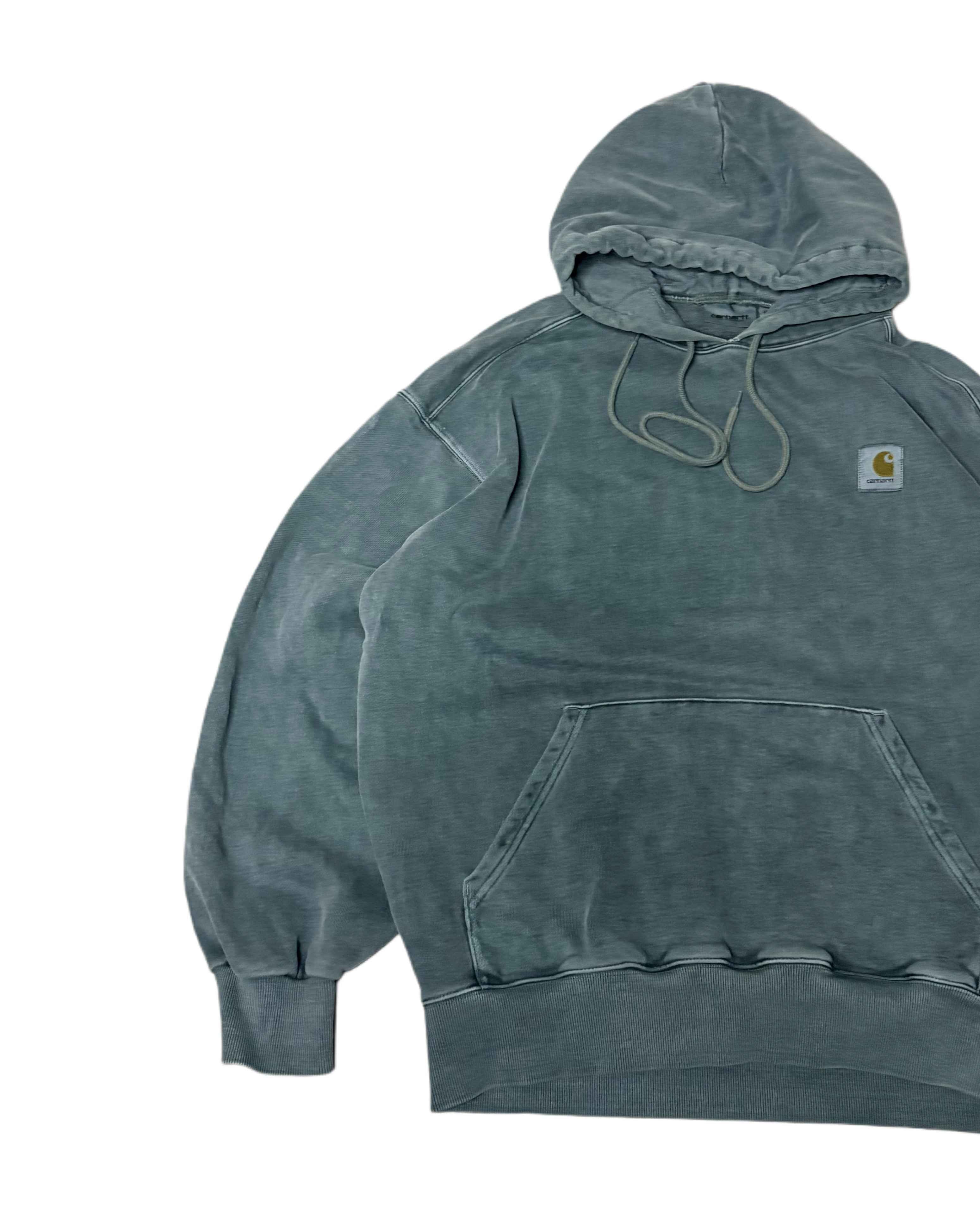 Carhartt Hoodie Petrol (M) - Gods Thrift Athens
