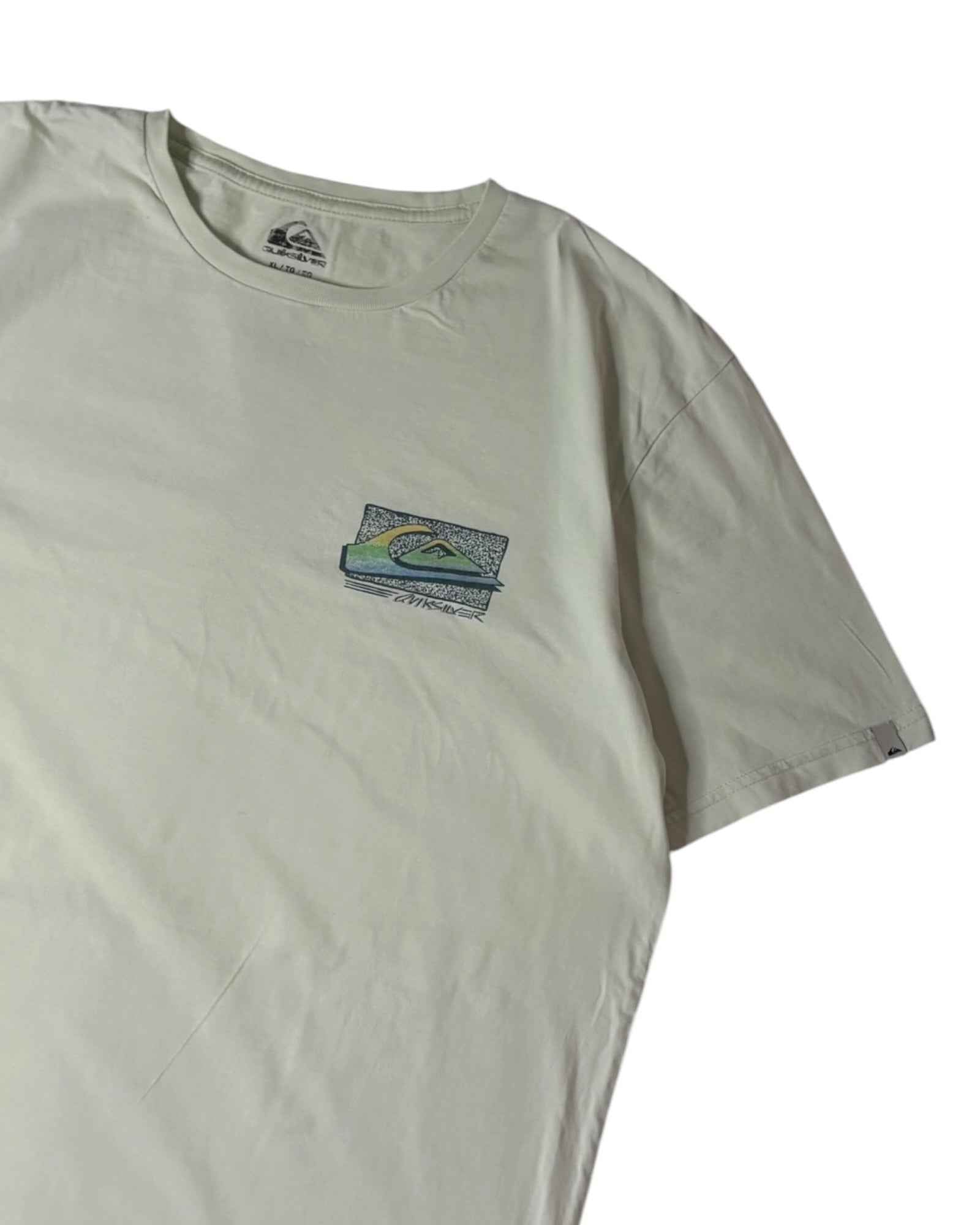 Vintage Quiksilver Tee | Light Green | Size XL | Grade B