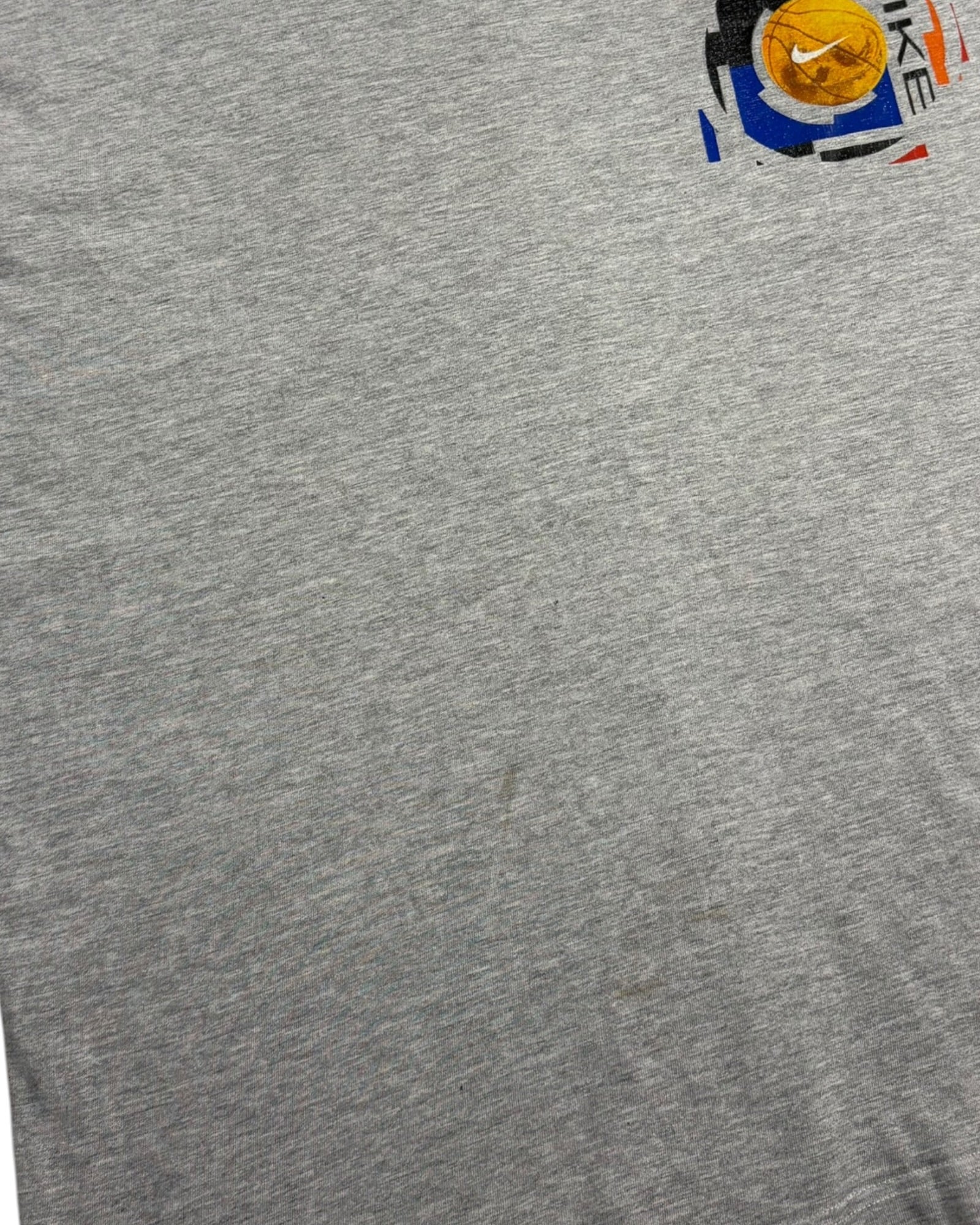 Vintage 2000s Nike Basketball Tee | Grey | Size L | Made in Greece