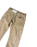 Vintage Thrashed Dickies Double Knee Workpants Beige (W30) - Gods Thrift Athens