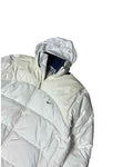 Vintage Nike Puffer Jacket Frost White (M) - Gods Thrift Athens