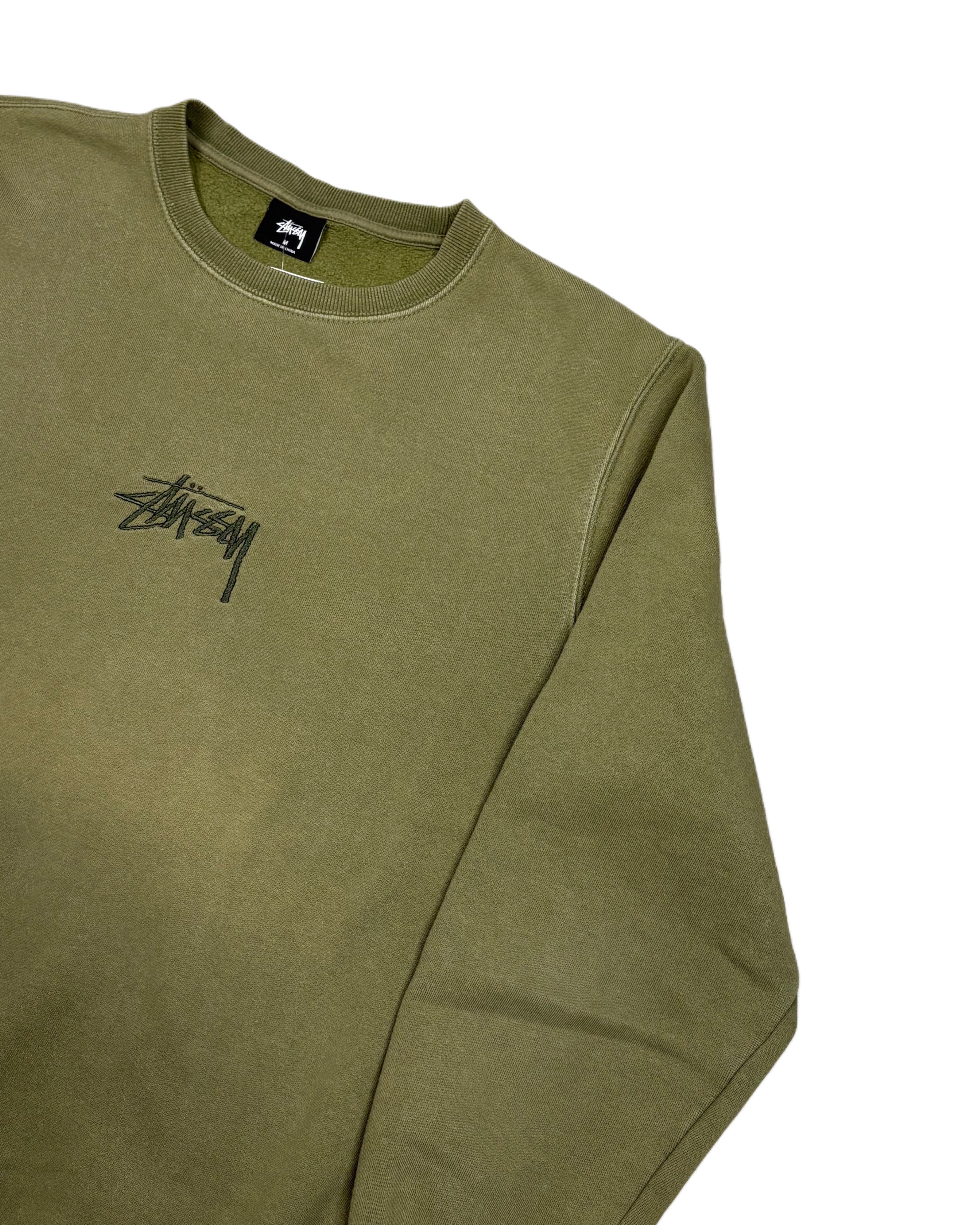 Stussy Crewneck Olive (M)