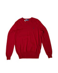 Vintage Polo Ralph Lauren V-neck Knit Sweater Deep Red (
