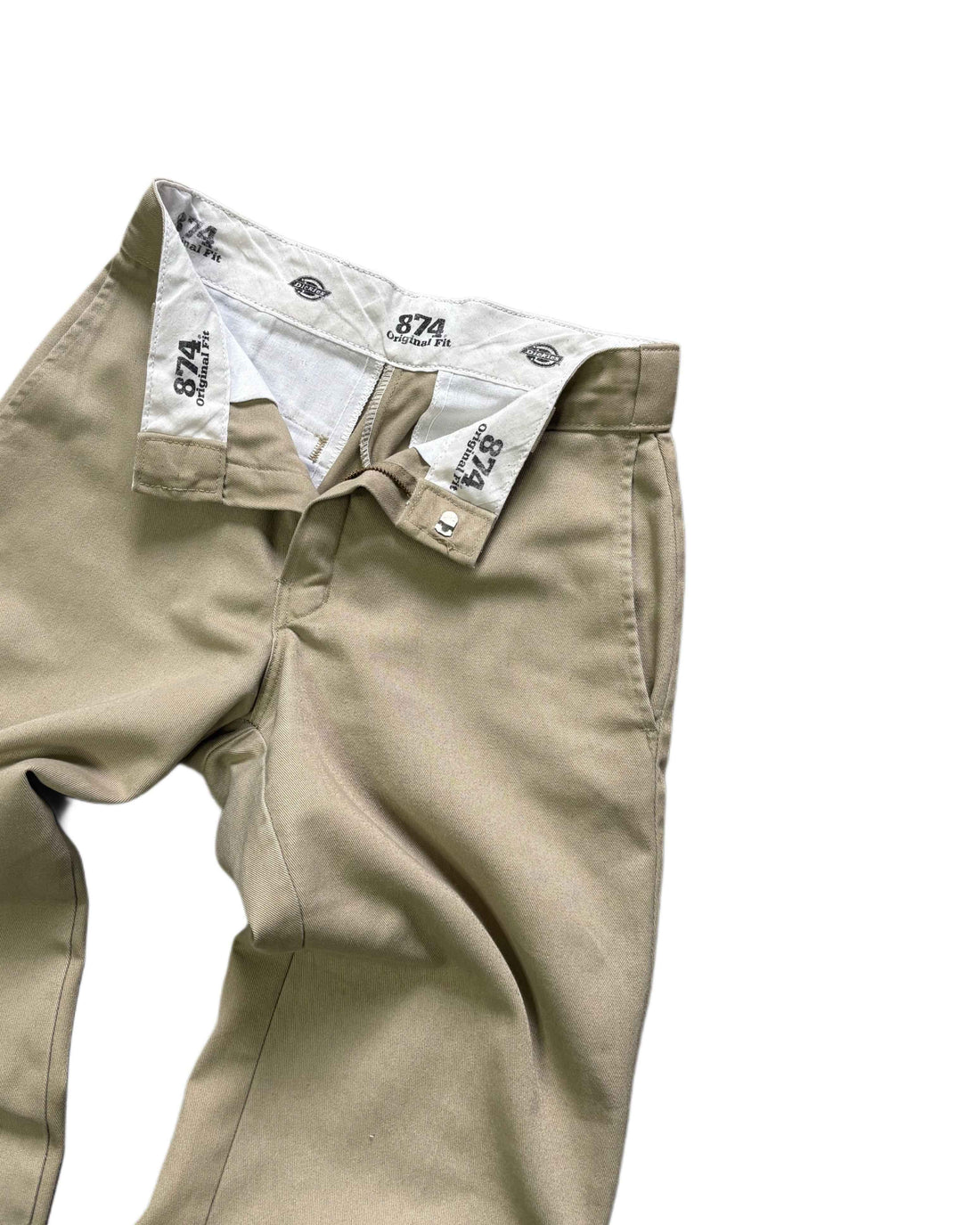 Vintage Dickies 874 Chino Pants Beige (W30) - Gods Thrift Athens