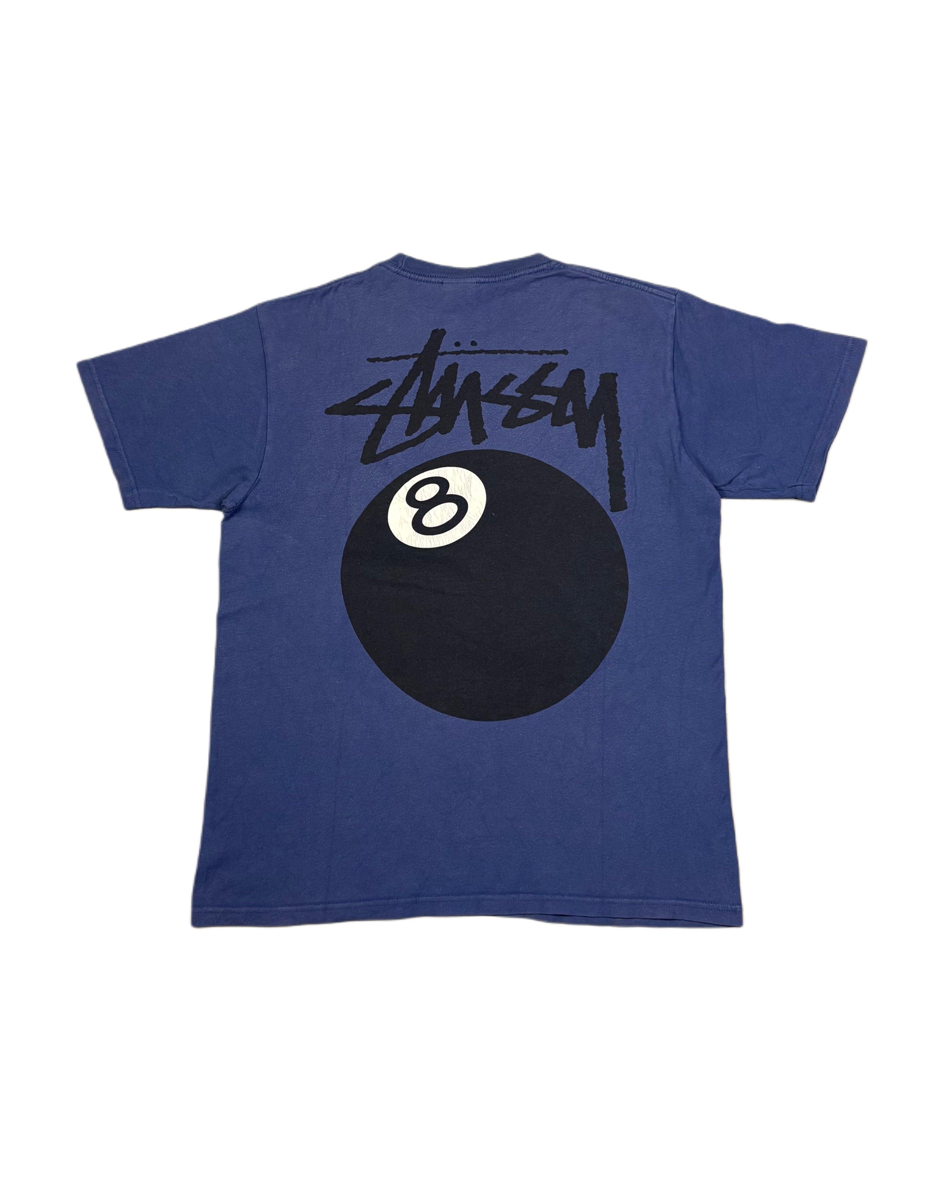 Stussy 8ball T-shirt Navy Blue (M)