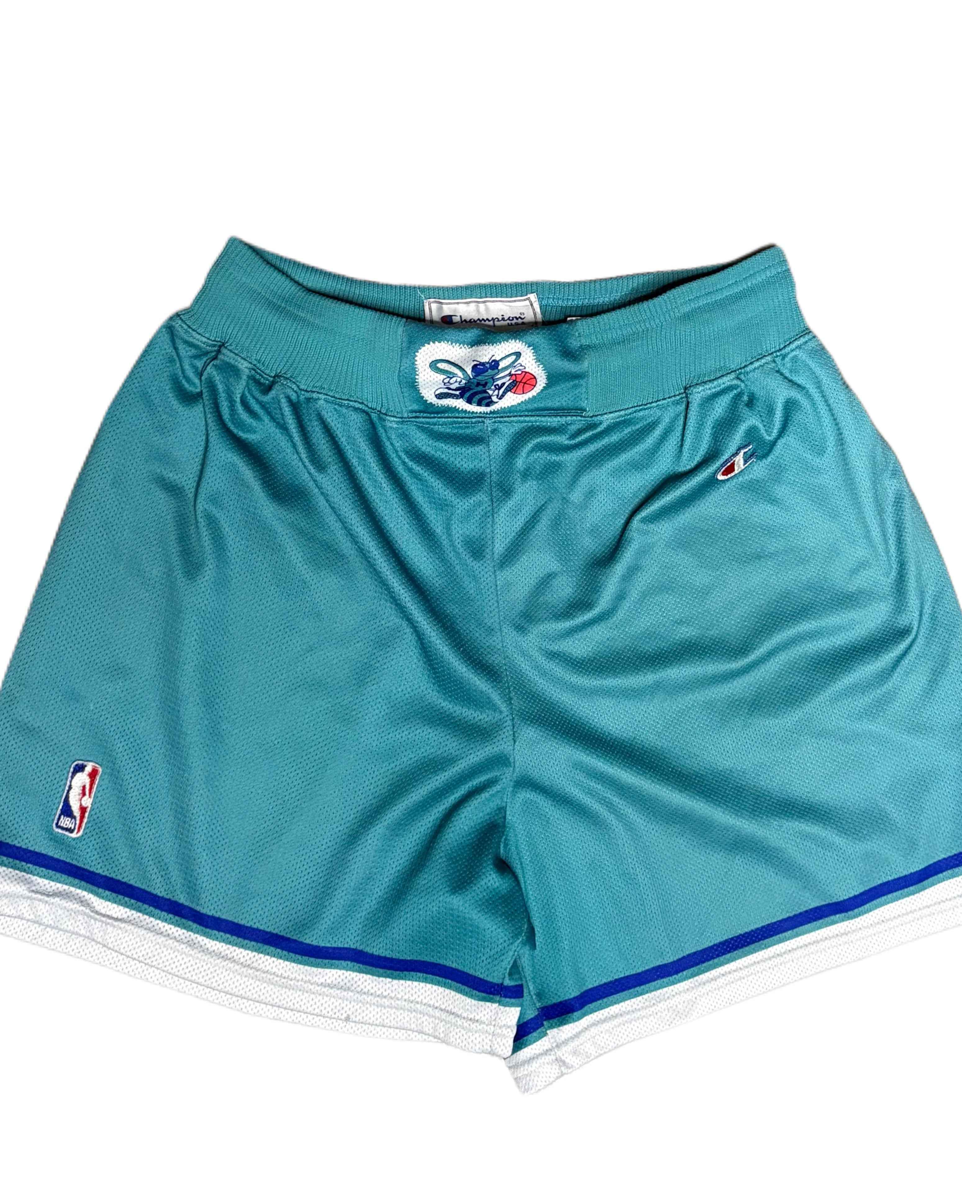 90s Champion NBA Charlotte Hornets Set Blue (L) - Gods Thrift Athens
