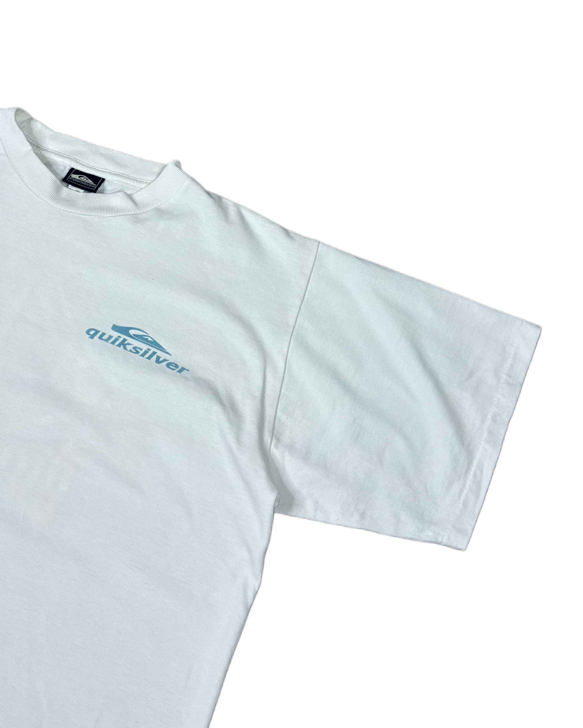 Vintage Rare Quiksilver T-shirt White (M)