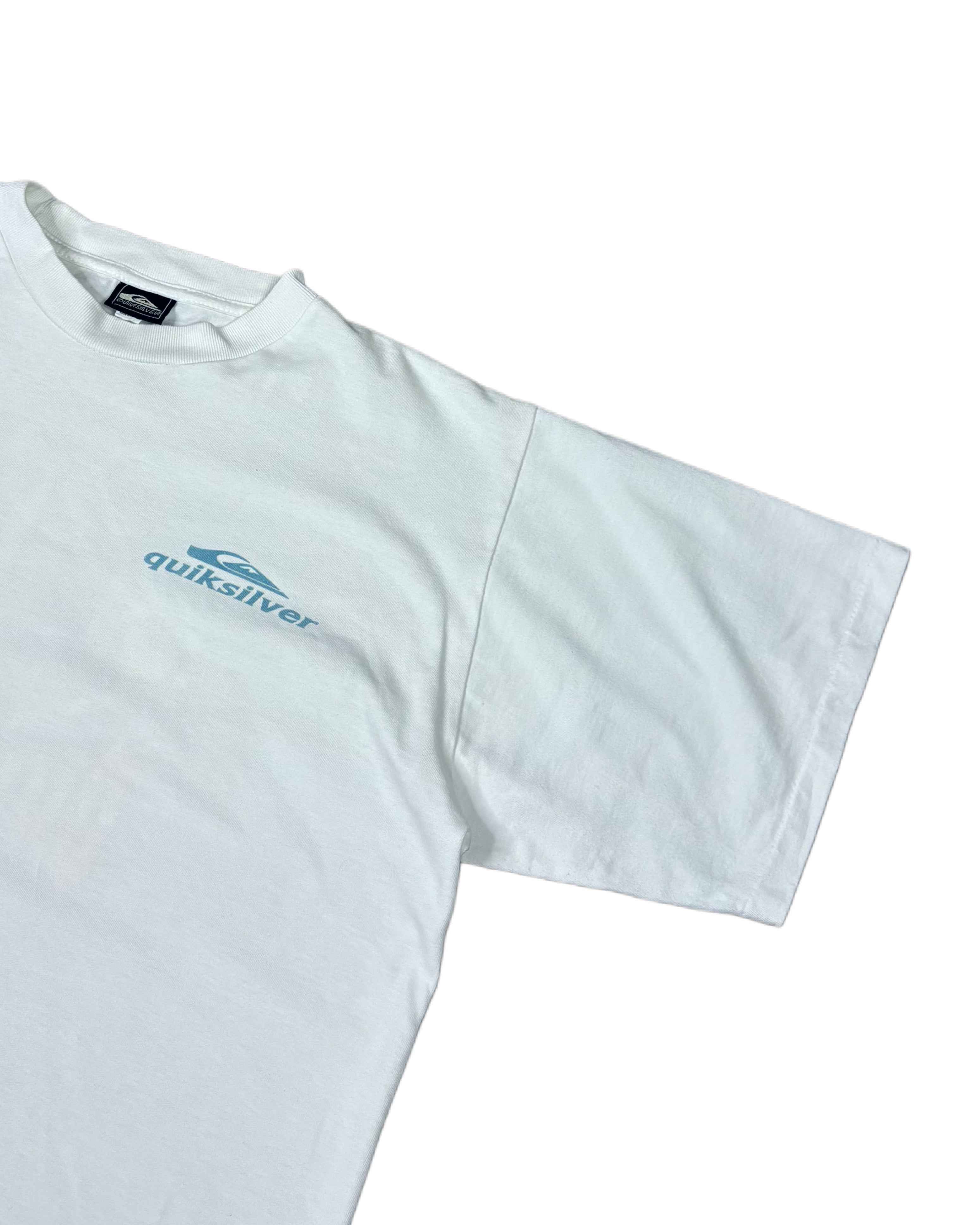 Vintage Rare Quiksilver T-shirt White (M)