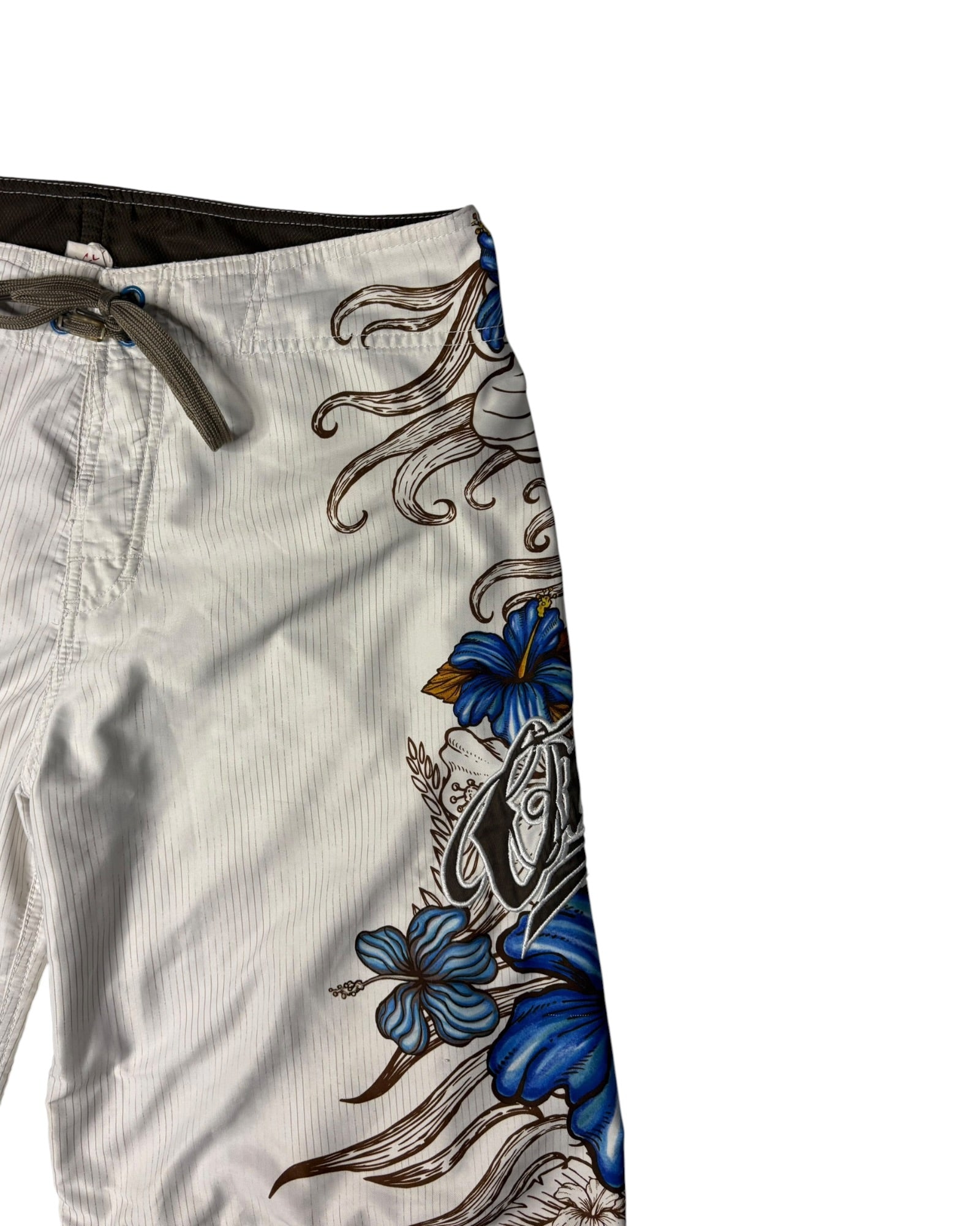 Vintage O'Neill Floral Swimshort | White | W32