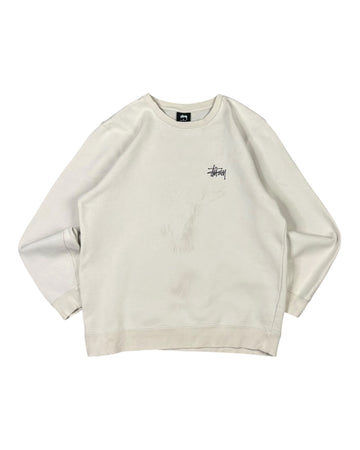 Vintage Stussy Crewneck | Cream | Size M
