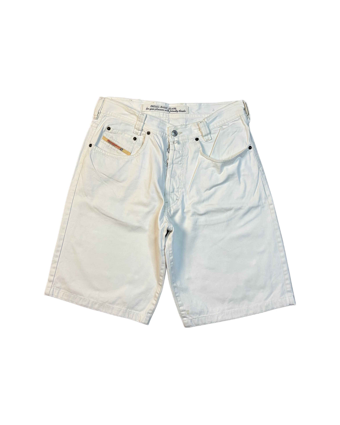 Diesel Cotton Shorts White (W33)
