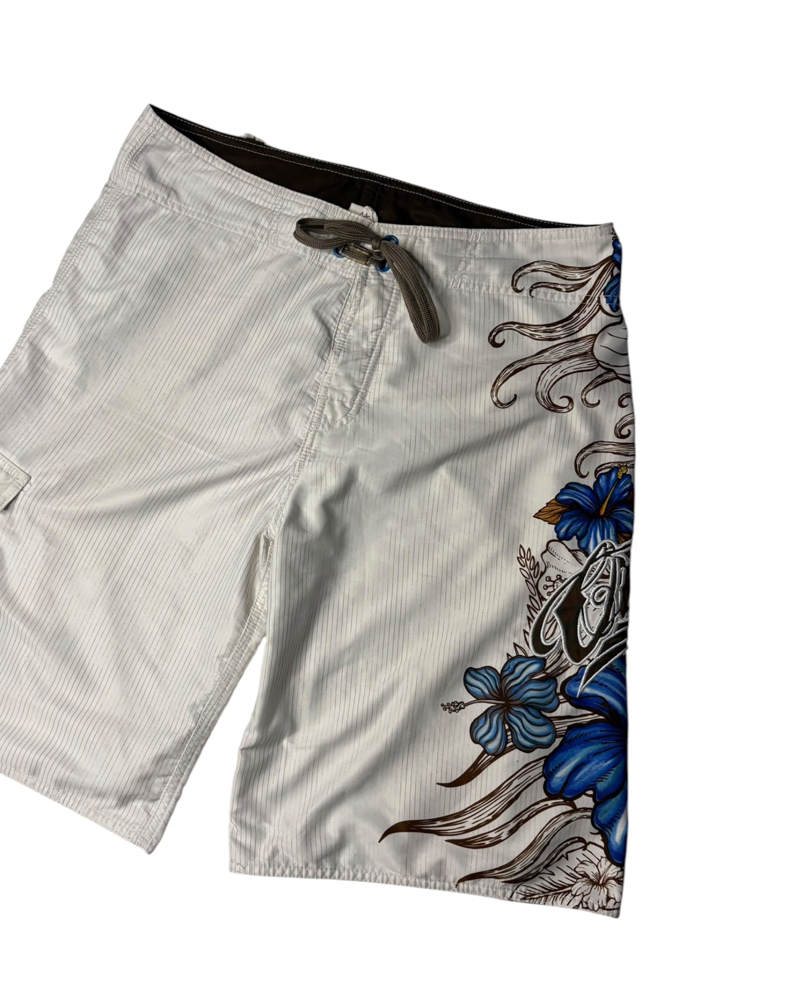 Vintage O'Neill Floral Swimshort | White | W32