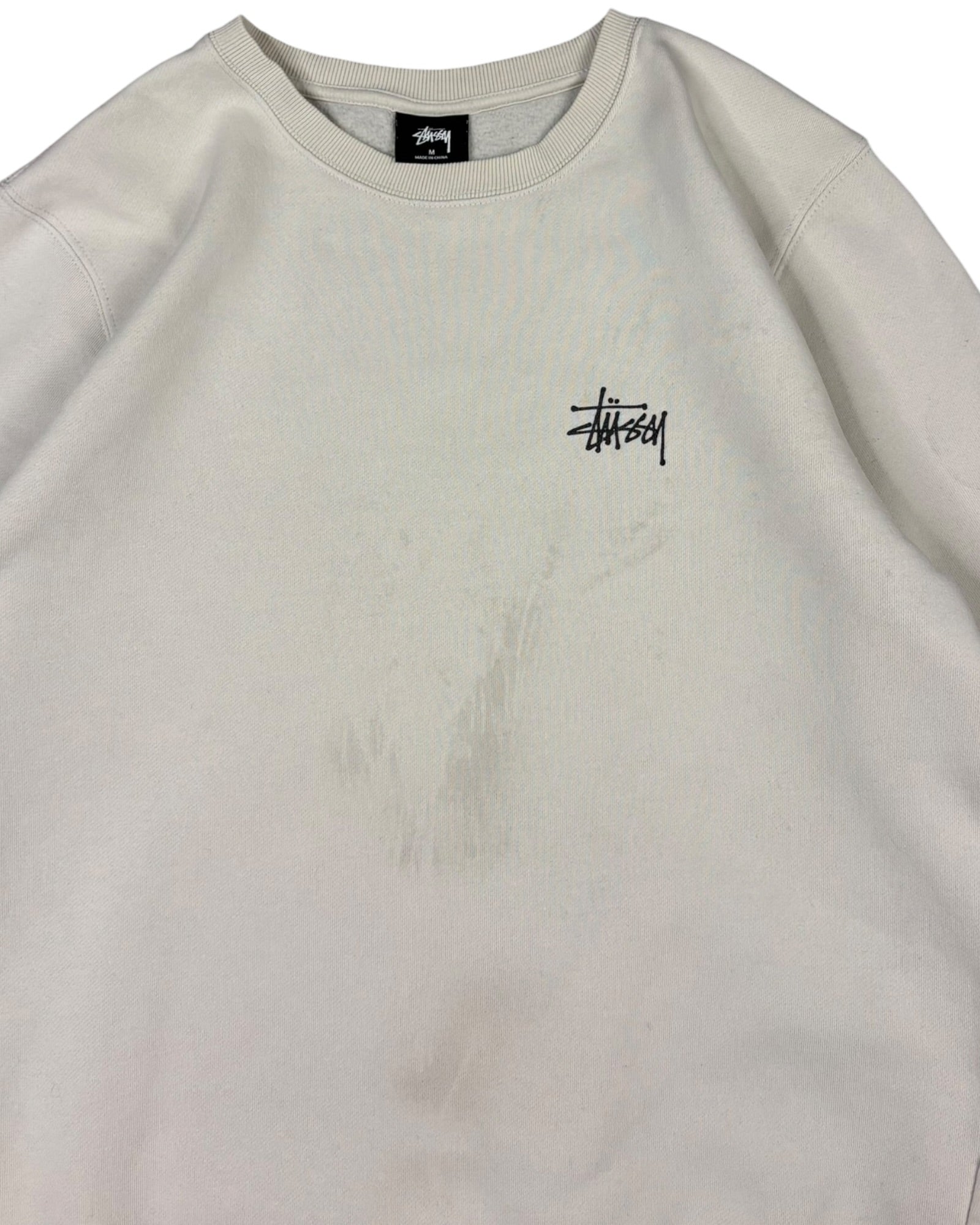Vintage Stussy Crewneck | Cream | Size M