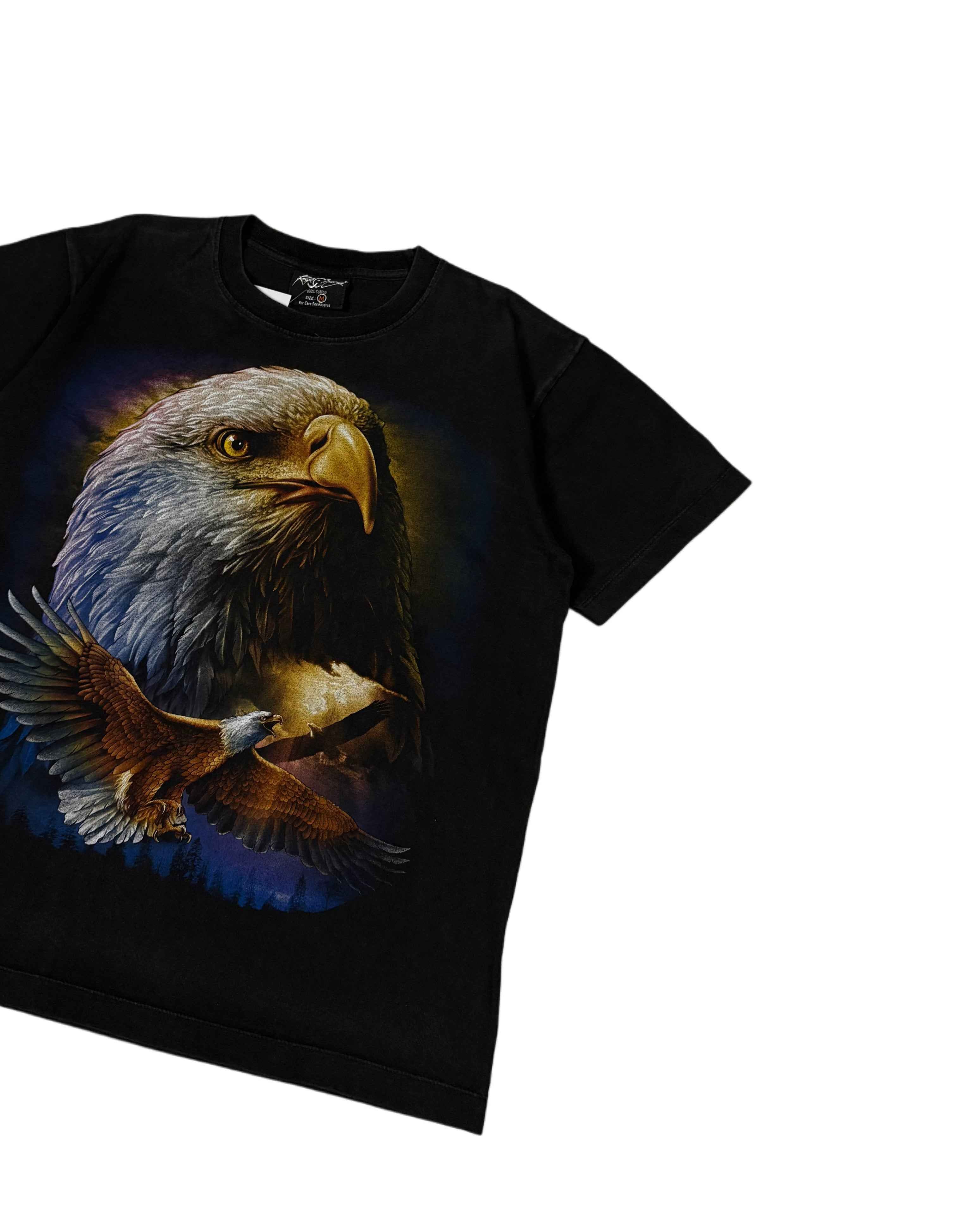 Vintage Graphic T-Shirt Black (M) - Gods Thrift Athens