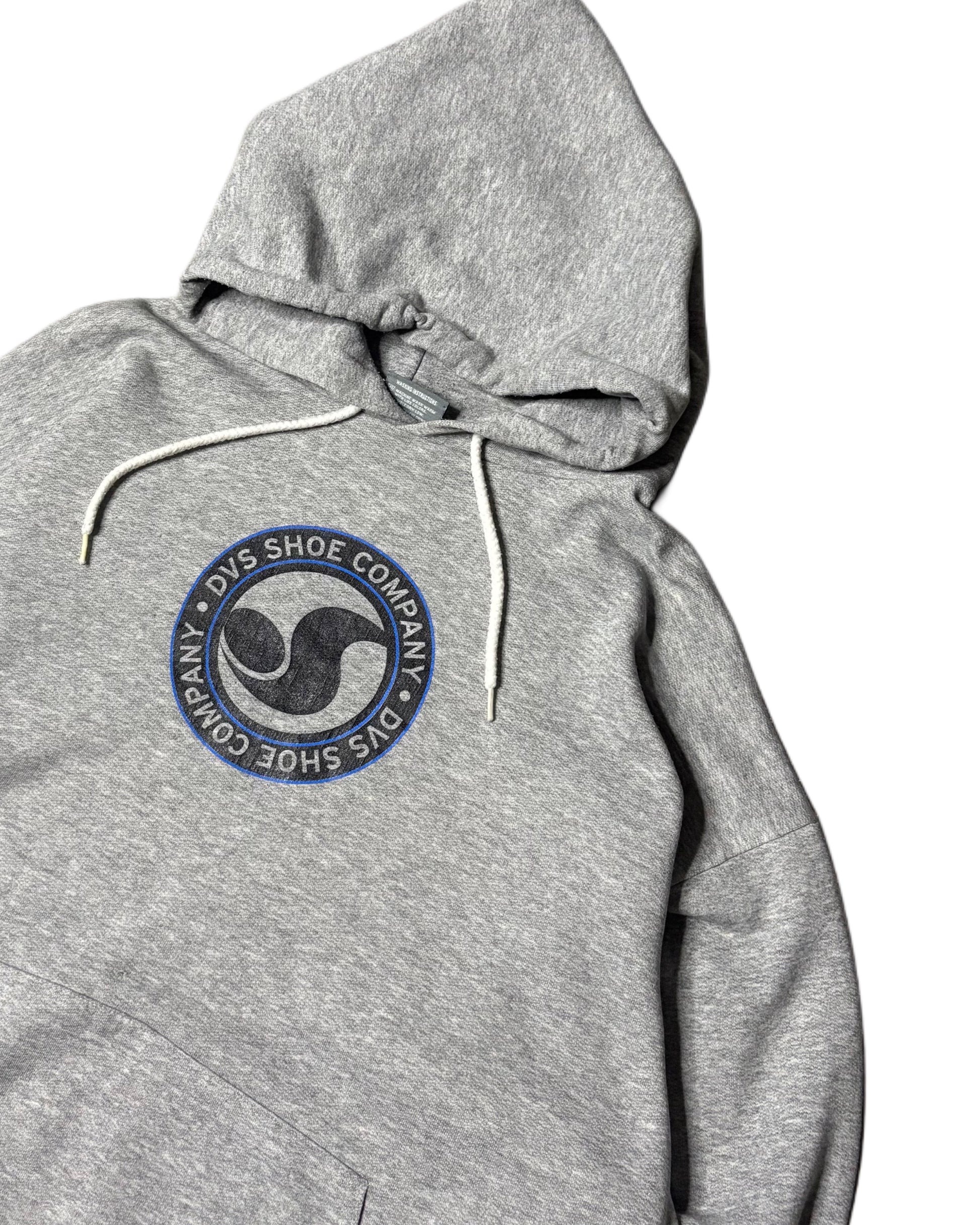 Vintage DVS shoe company Hoodie Grey (M) - Gods Thrift Athens