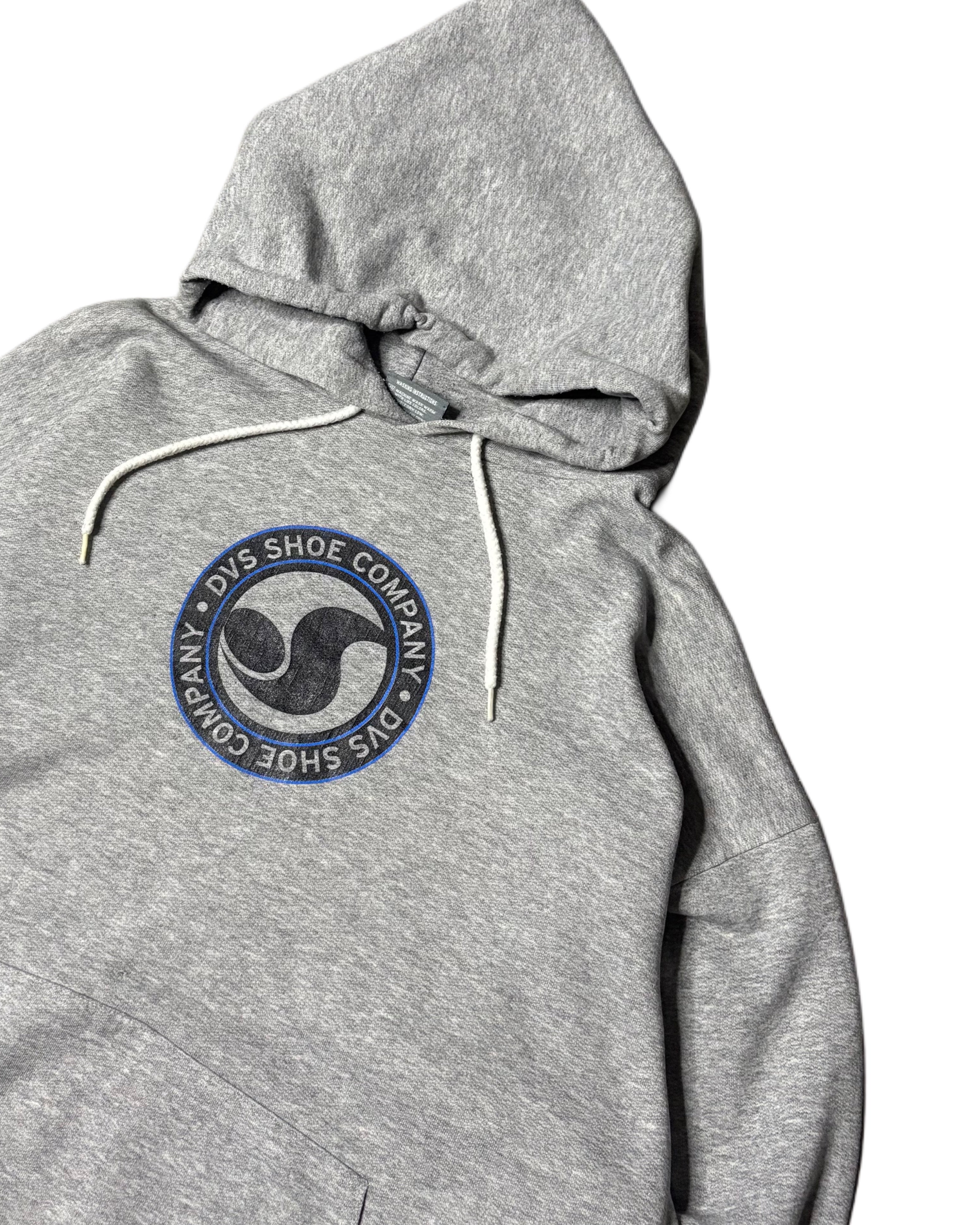 Vintage DVS shoe company Hoodie Grey (M) - Gods Thrift Athens