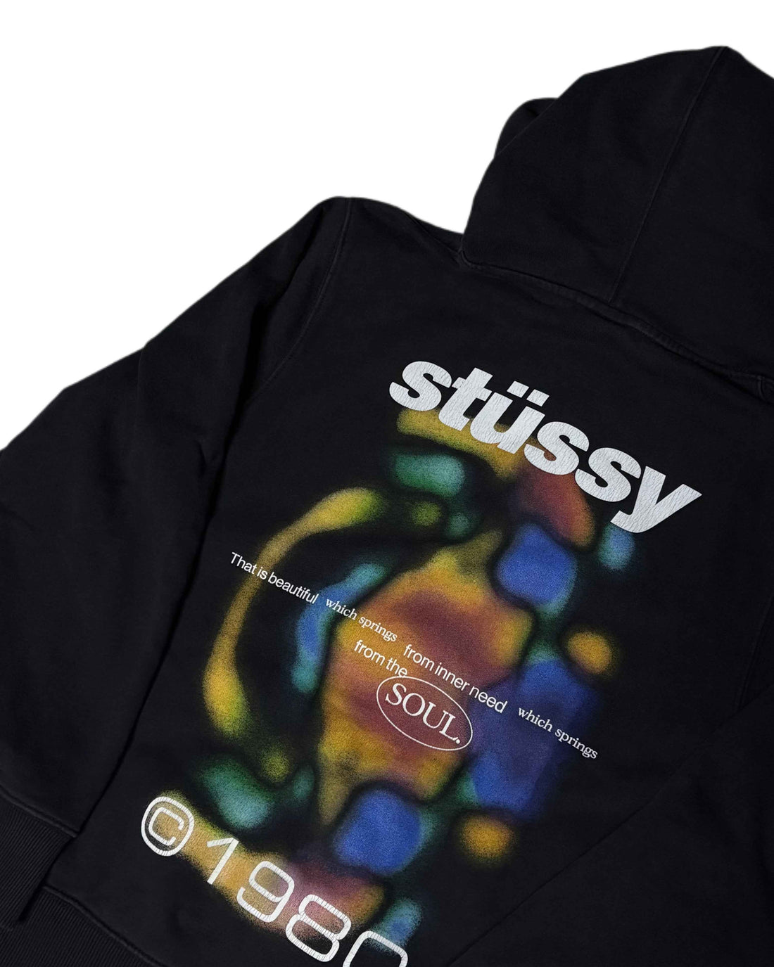 Stussy Hoodie Black (M) - Gods Thrift Athens