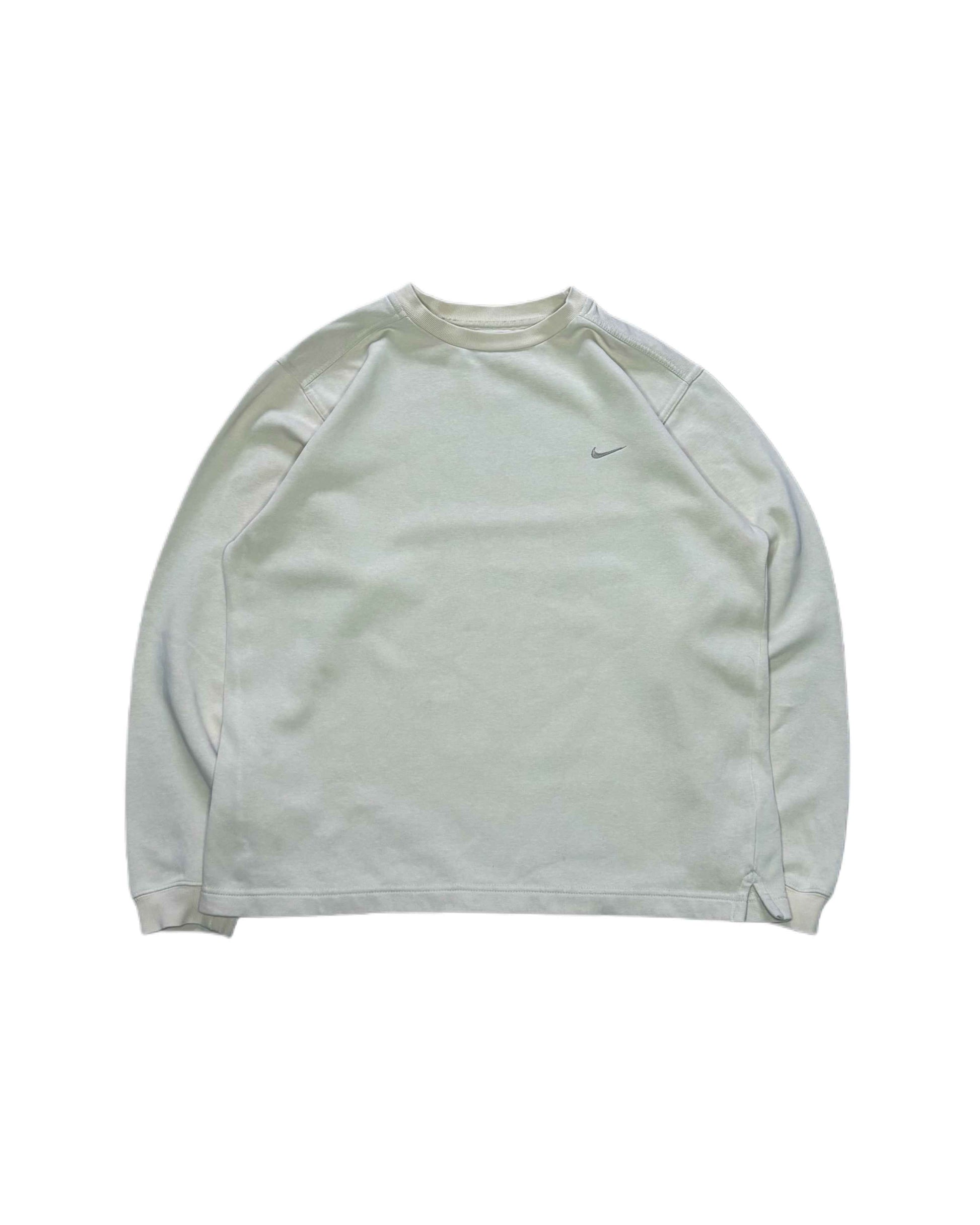Vintage Nike Crewneck Cream (S) - Gods Thrift Athens
