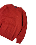 Vintage Burberry Knit Sweater Rust Orange Womens (M)
