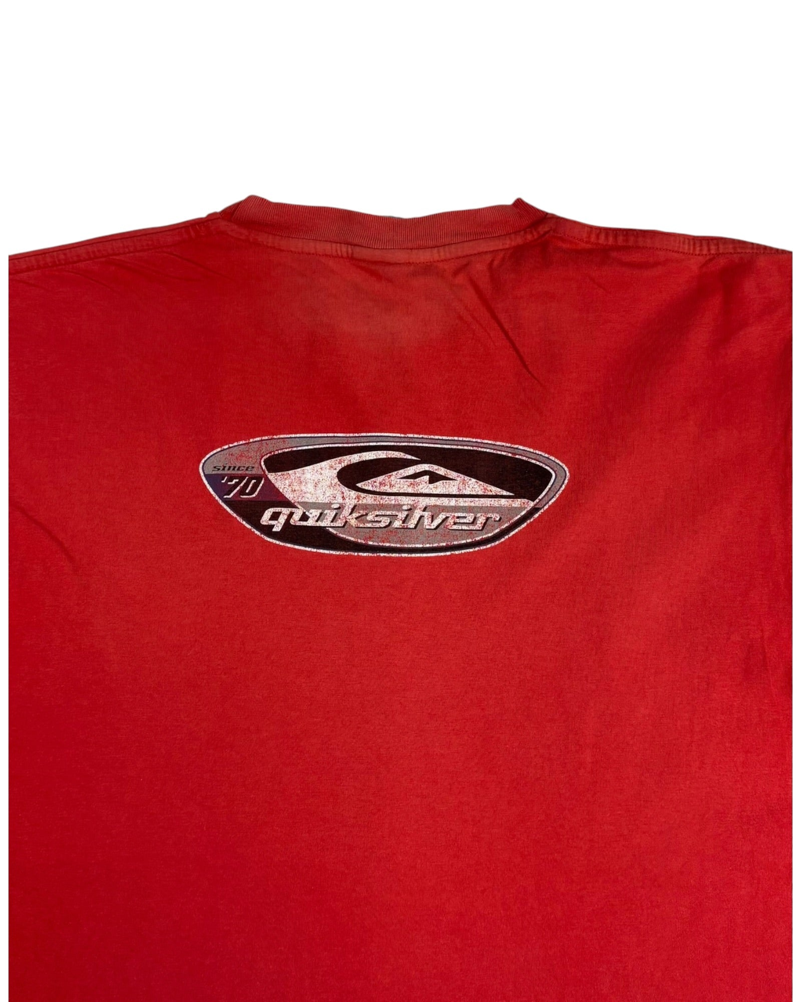 Vintage 00s Quiksilver Tee | Red | Size L