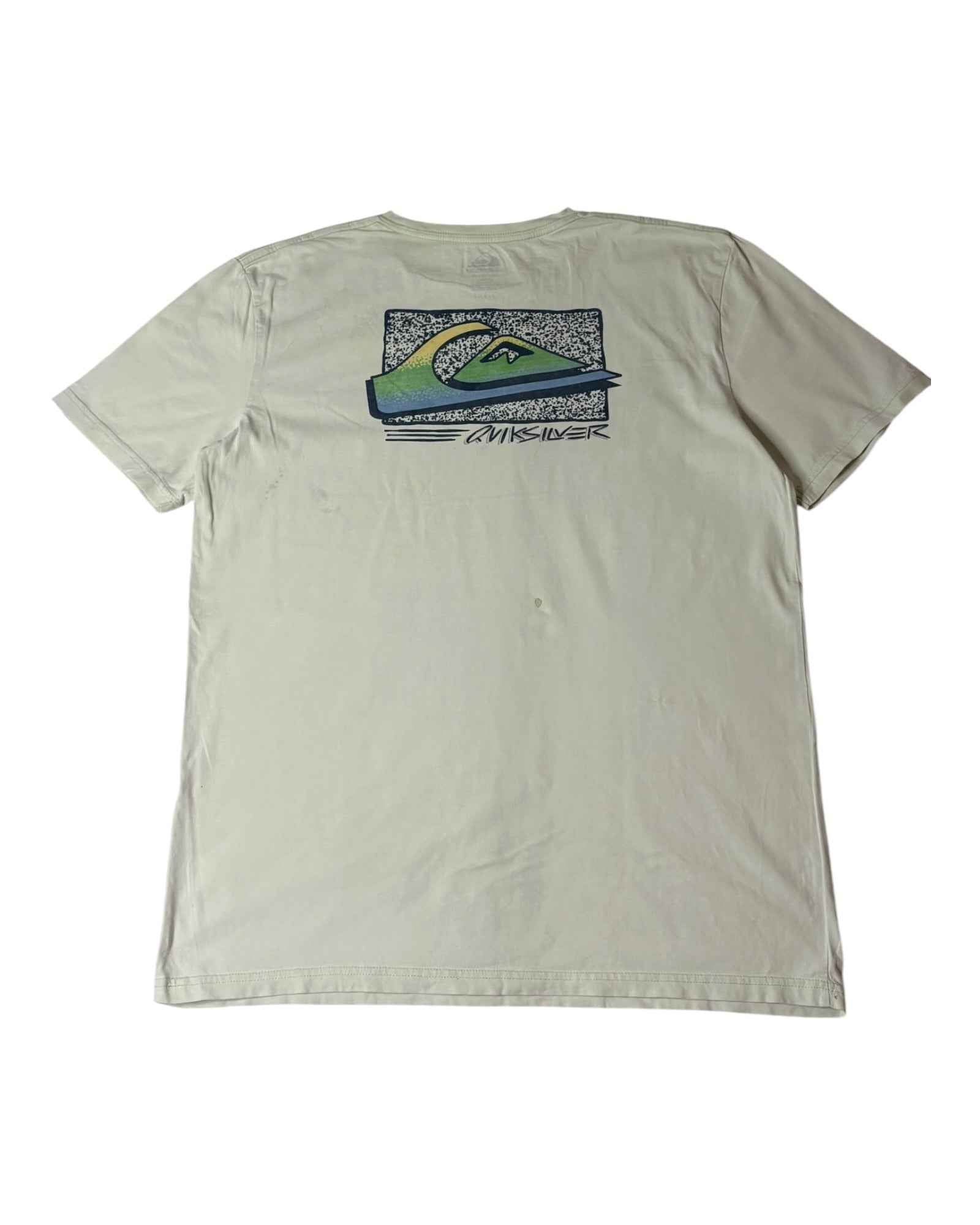 Vintage Quiksilver Tee | Light Green | Size XL | Grade B