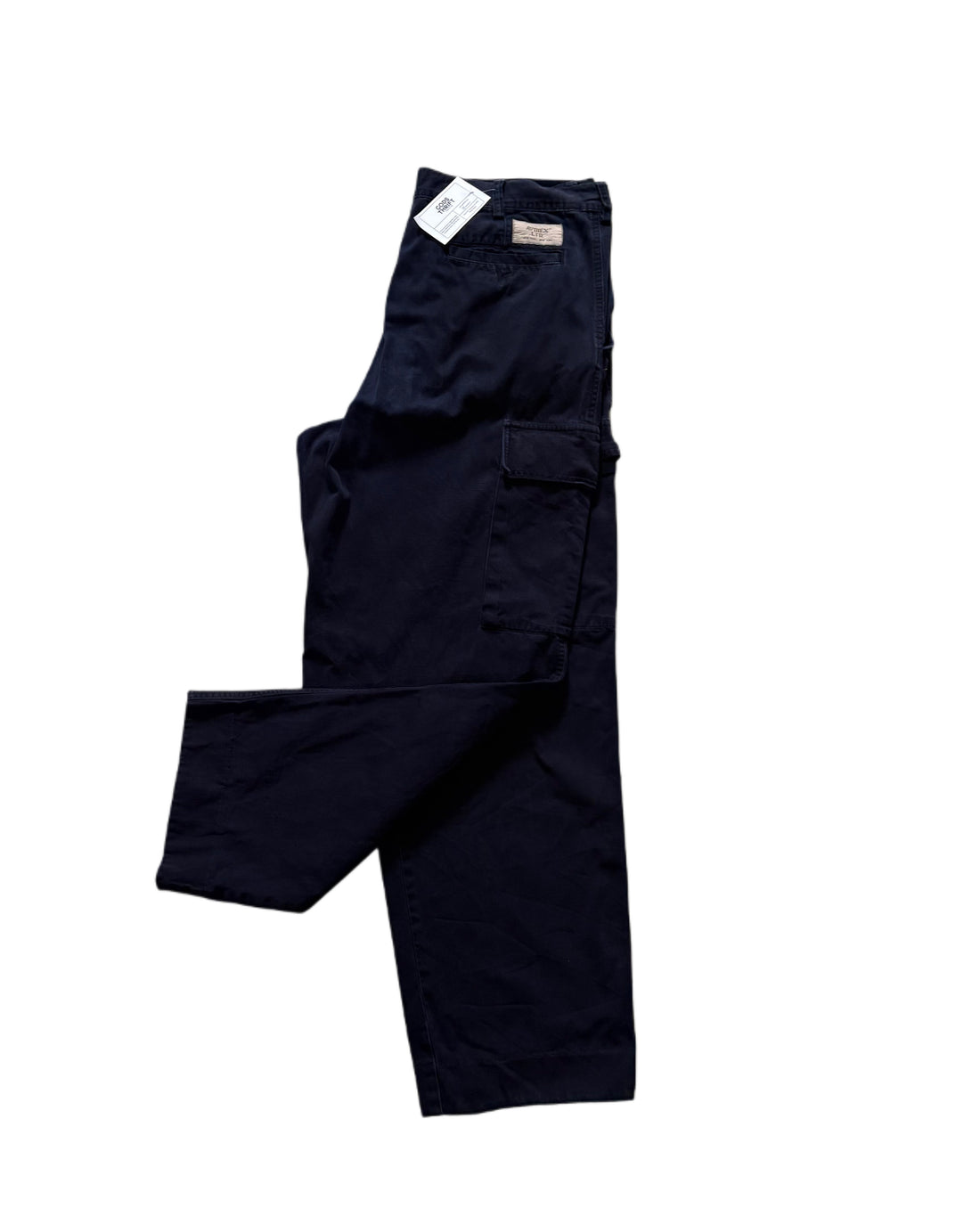 Vintage Avirex Buggy Cargo Pants Navy Blue (W36) - Gods Thrift Athens